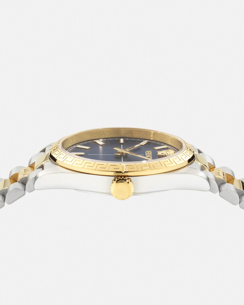 Versace Millenyium Lady Uhr Blau+Silber 3