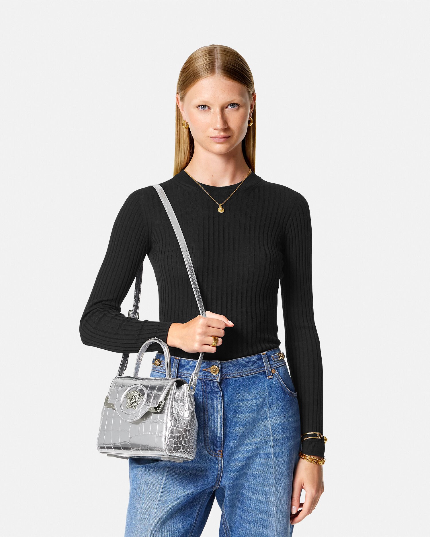 Petit sac effet croco hot sale