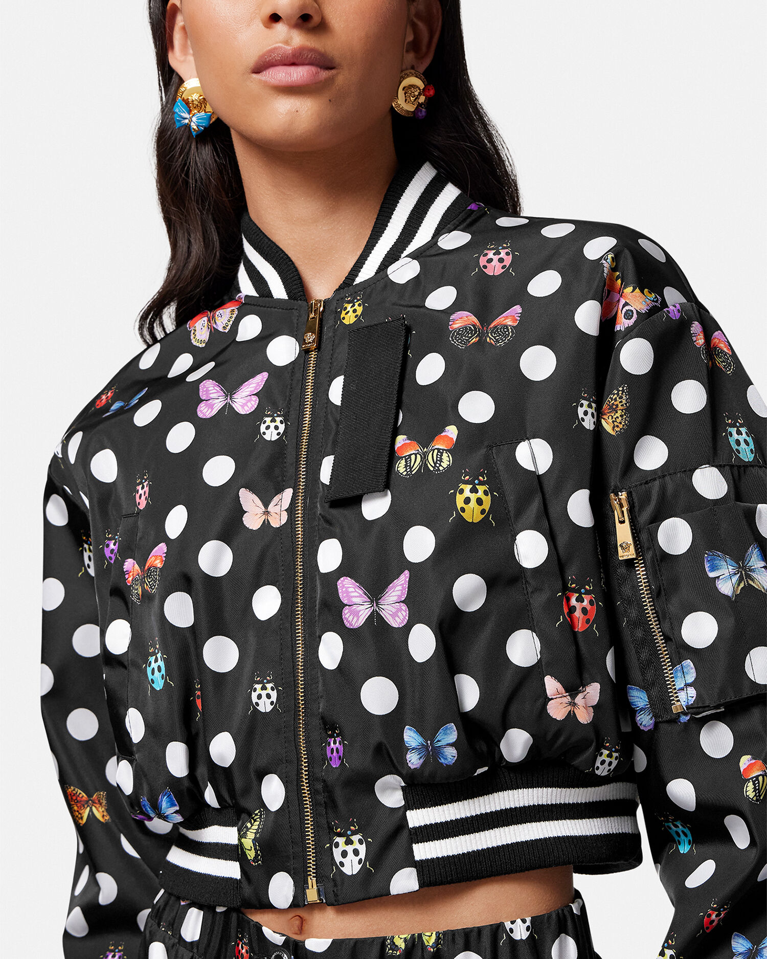Versace butterfly jacket outlet