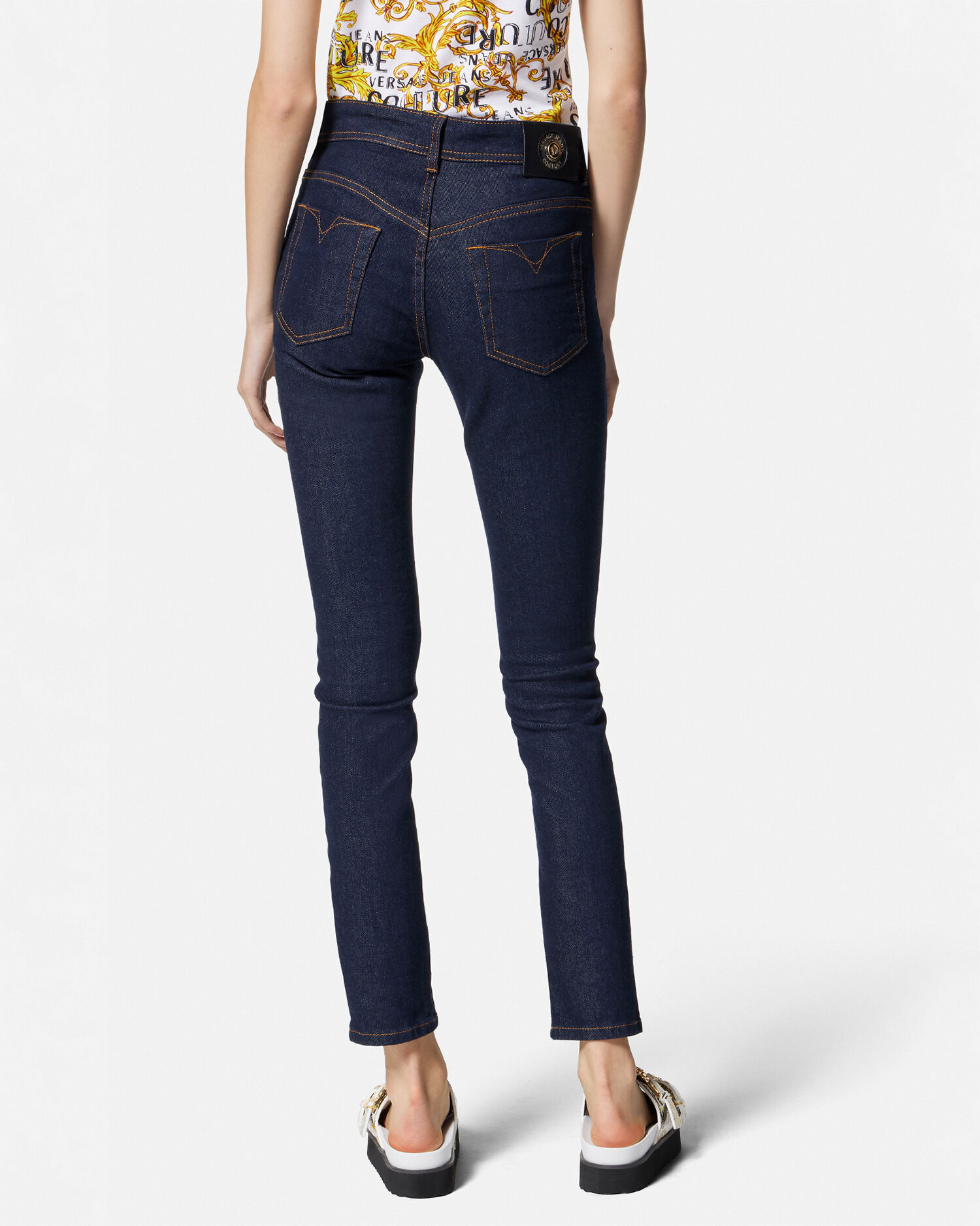 Jeggings Versace Jeans Couture Donna Shop Online Italia