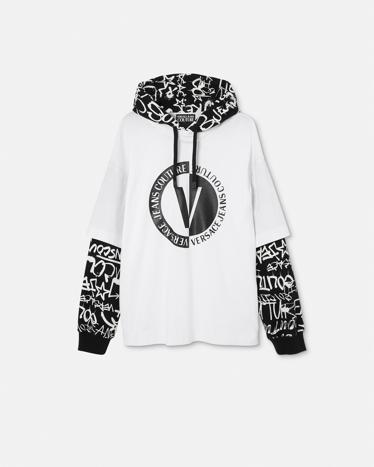 Versace deals white hoodie