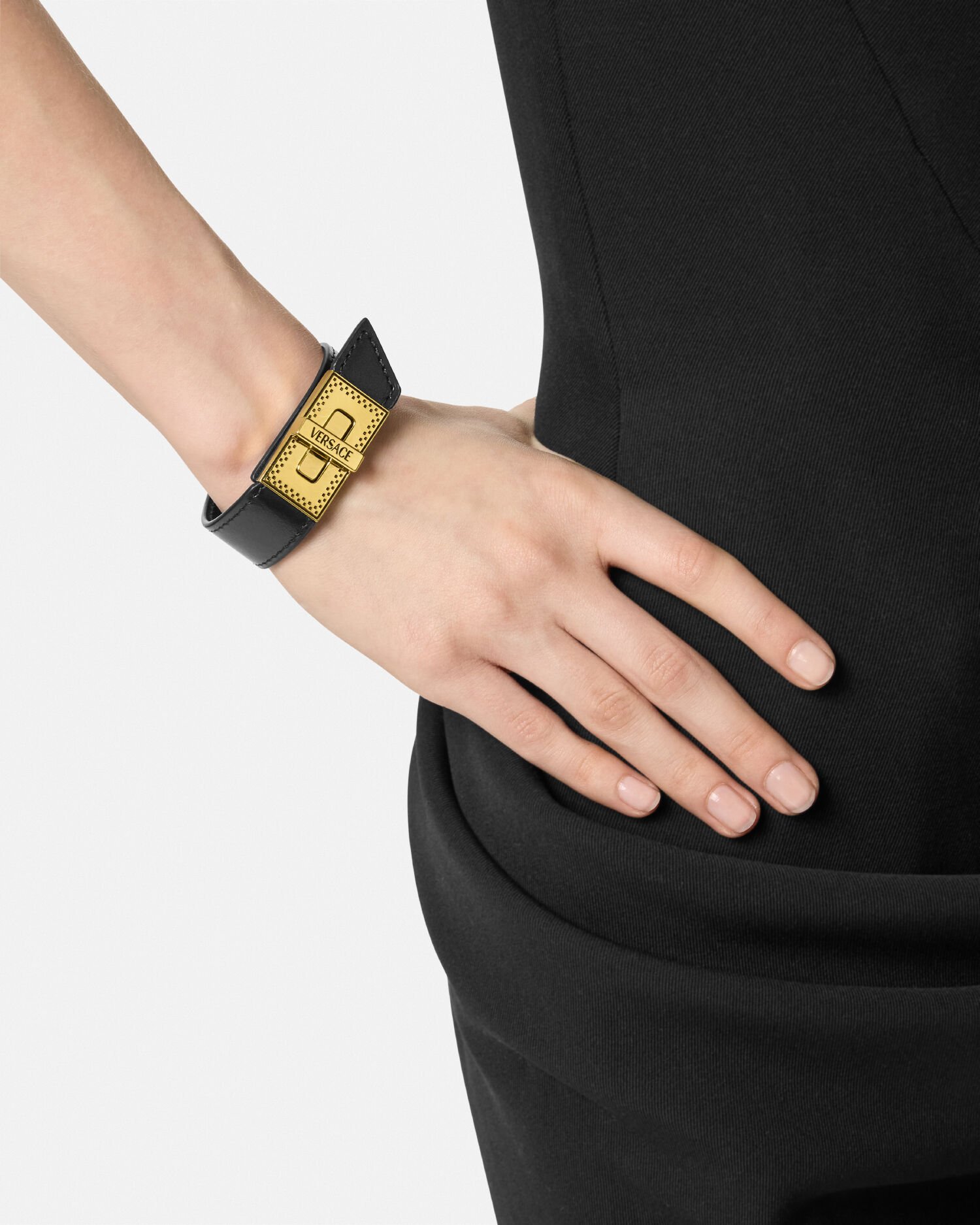 Versace bracelet black 2025