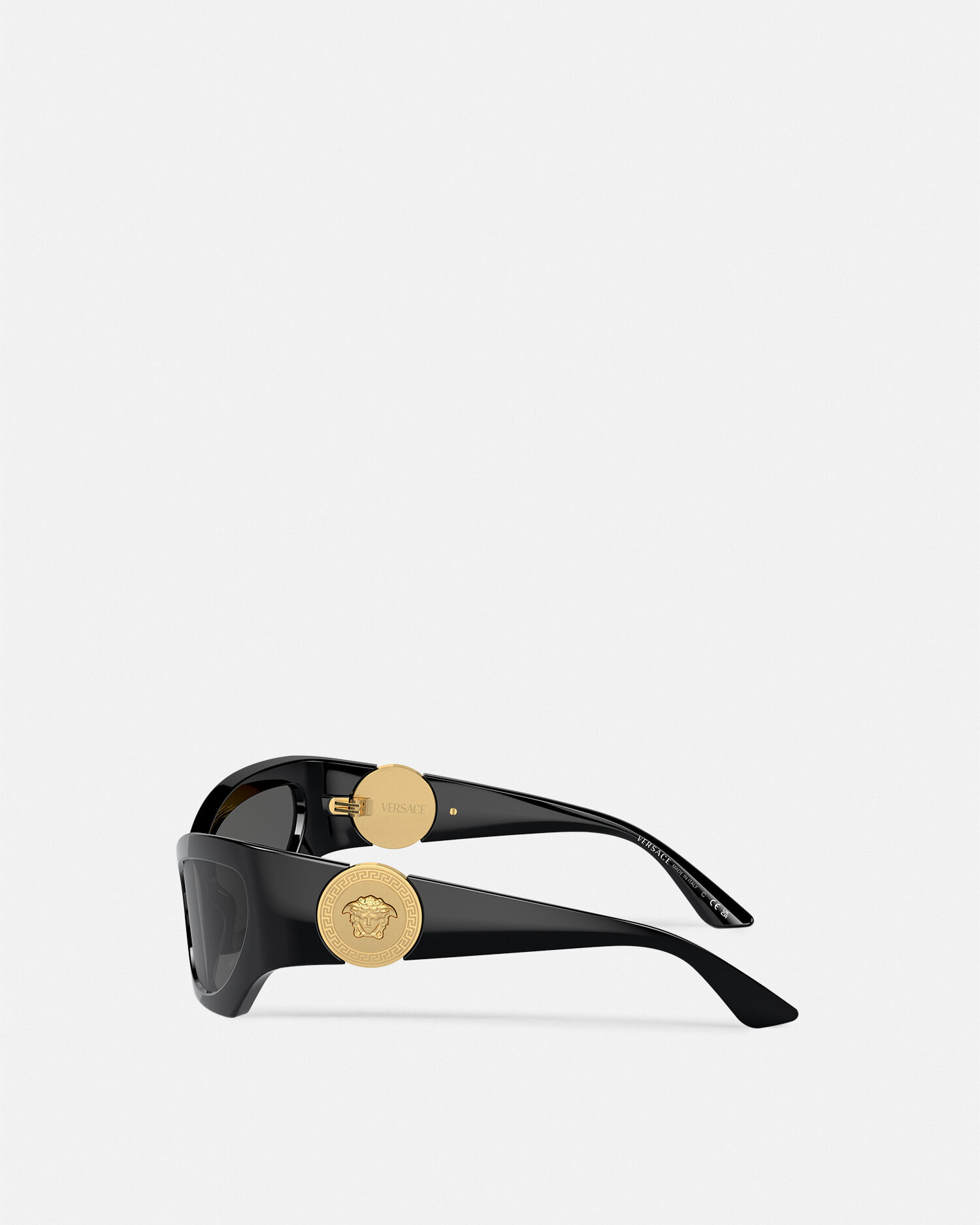 Versace cat eye sunglasses with medusa detail top