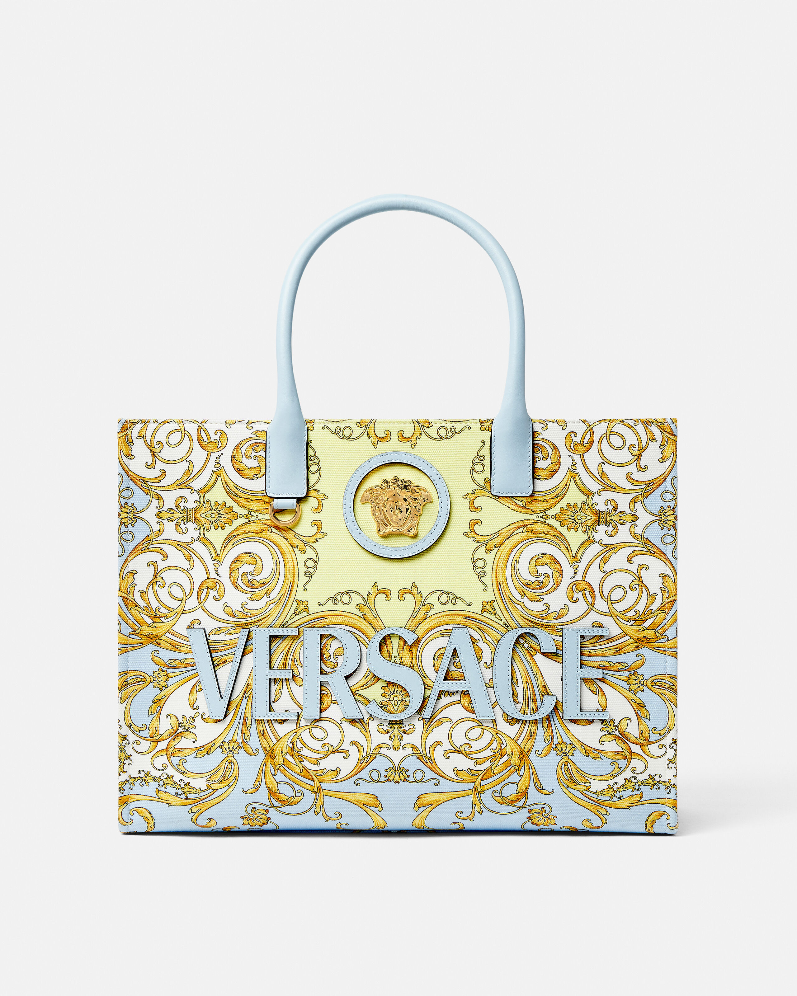La Medusa Printed Large Canvas Tote