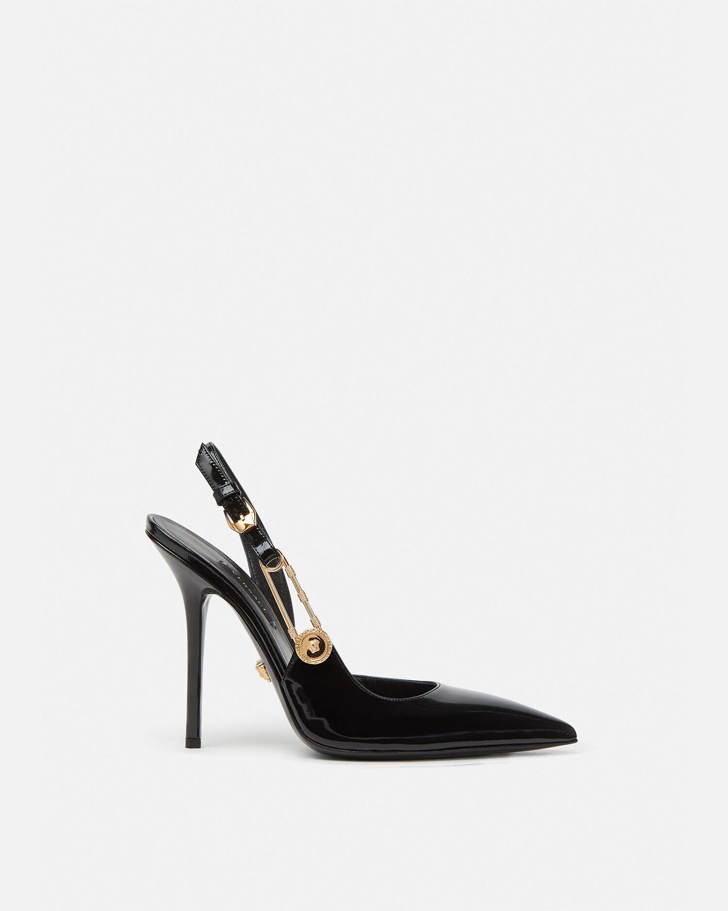 Safety Pin Slingback Pumps