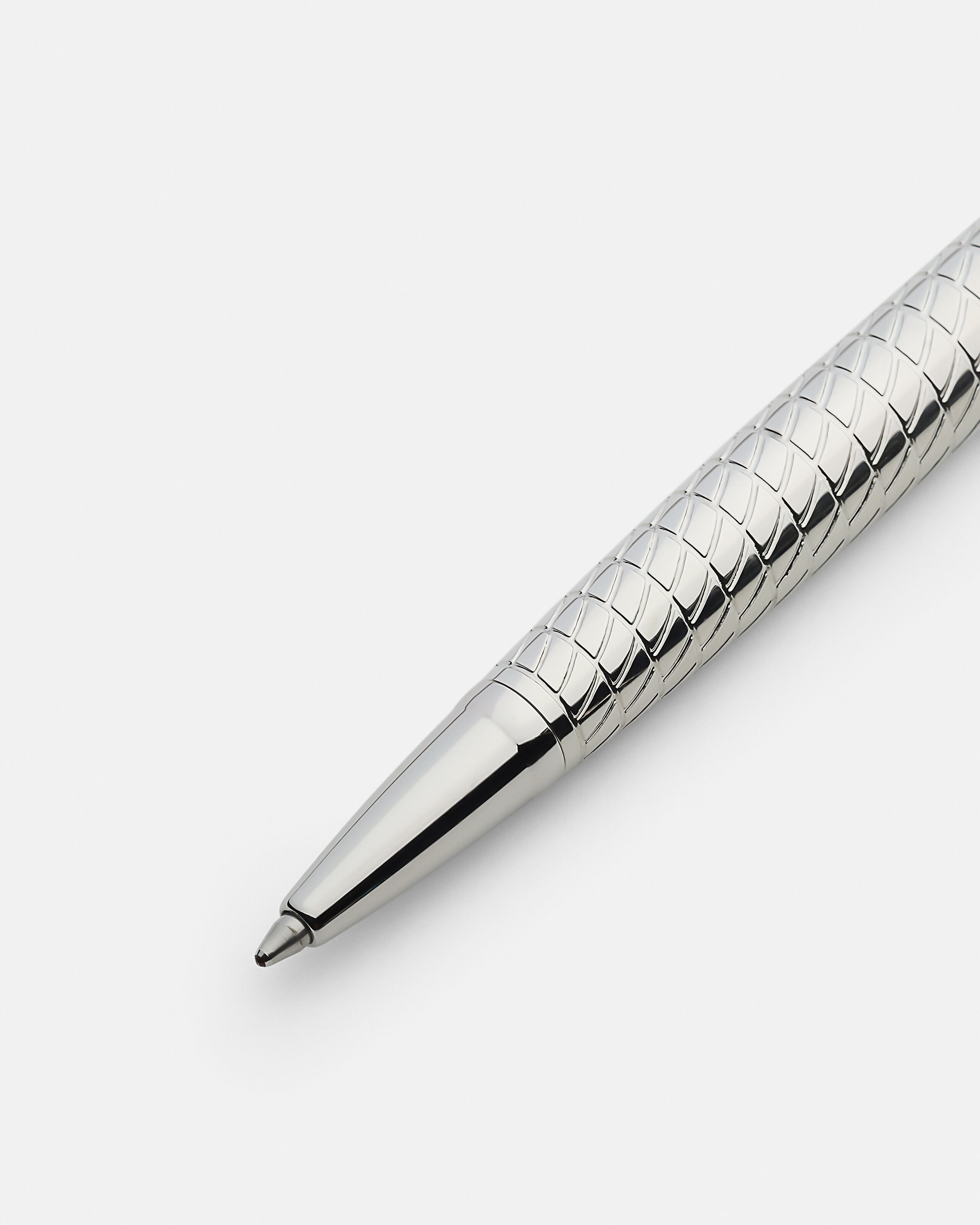 Infinite Ball Point Pen Silver | VERSACE US