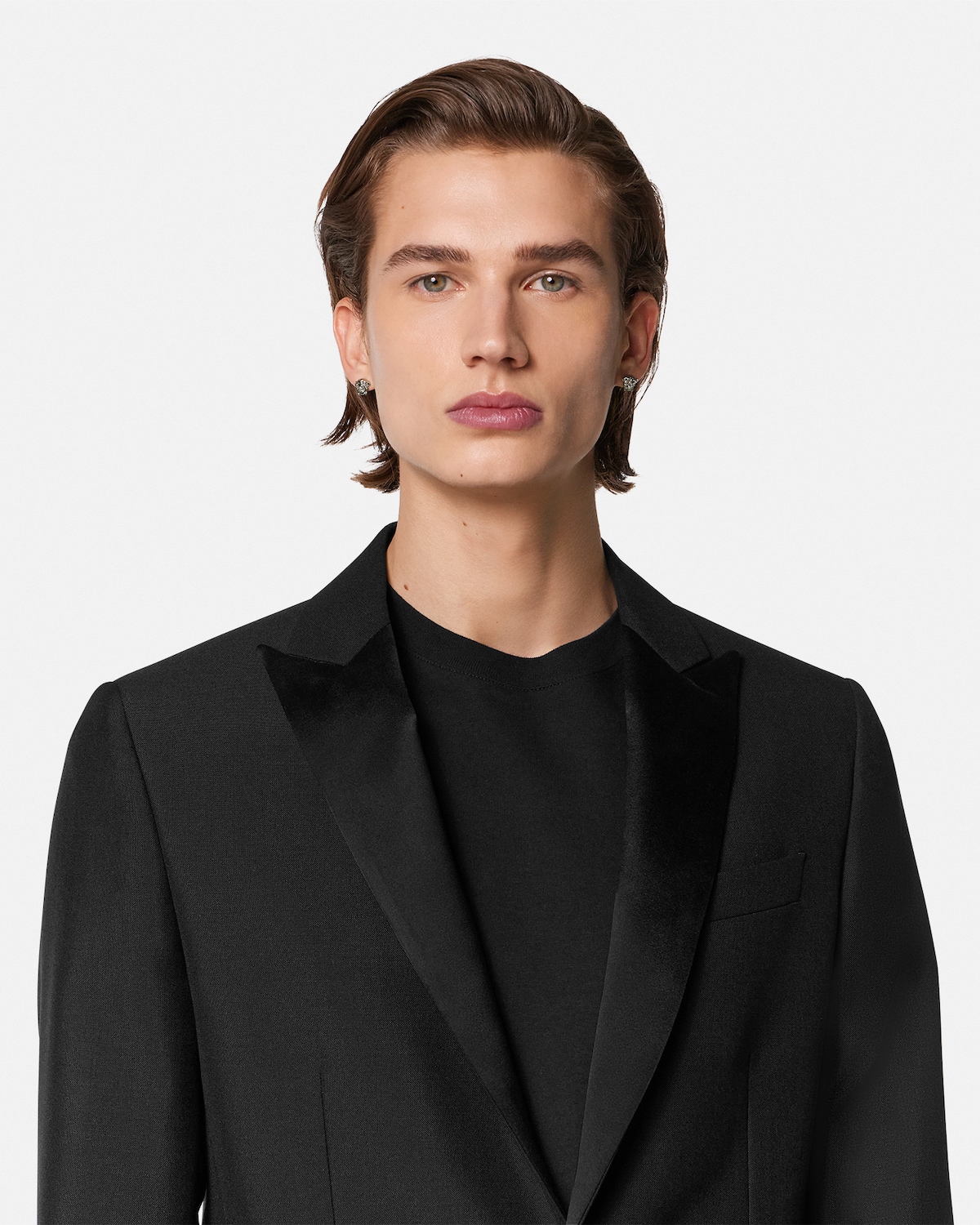 Versace Medusa pendientes Plateado 3