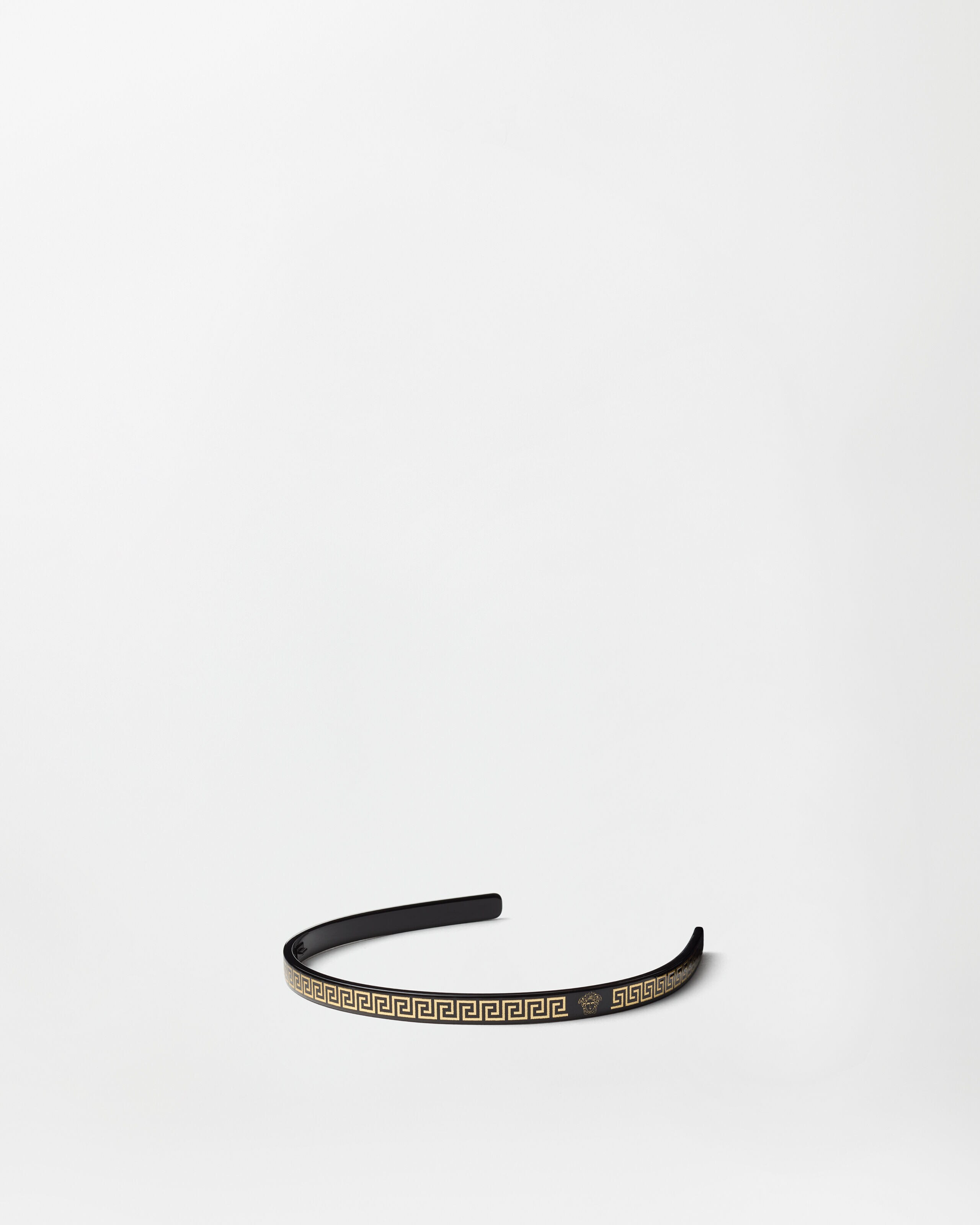 VERSACE スタッズ ヘアバンド Plex Headband Black | VERSACE US