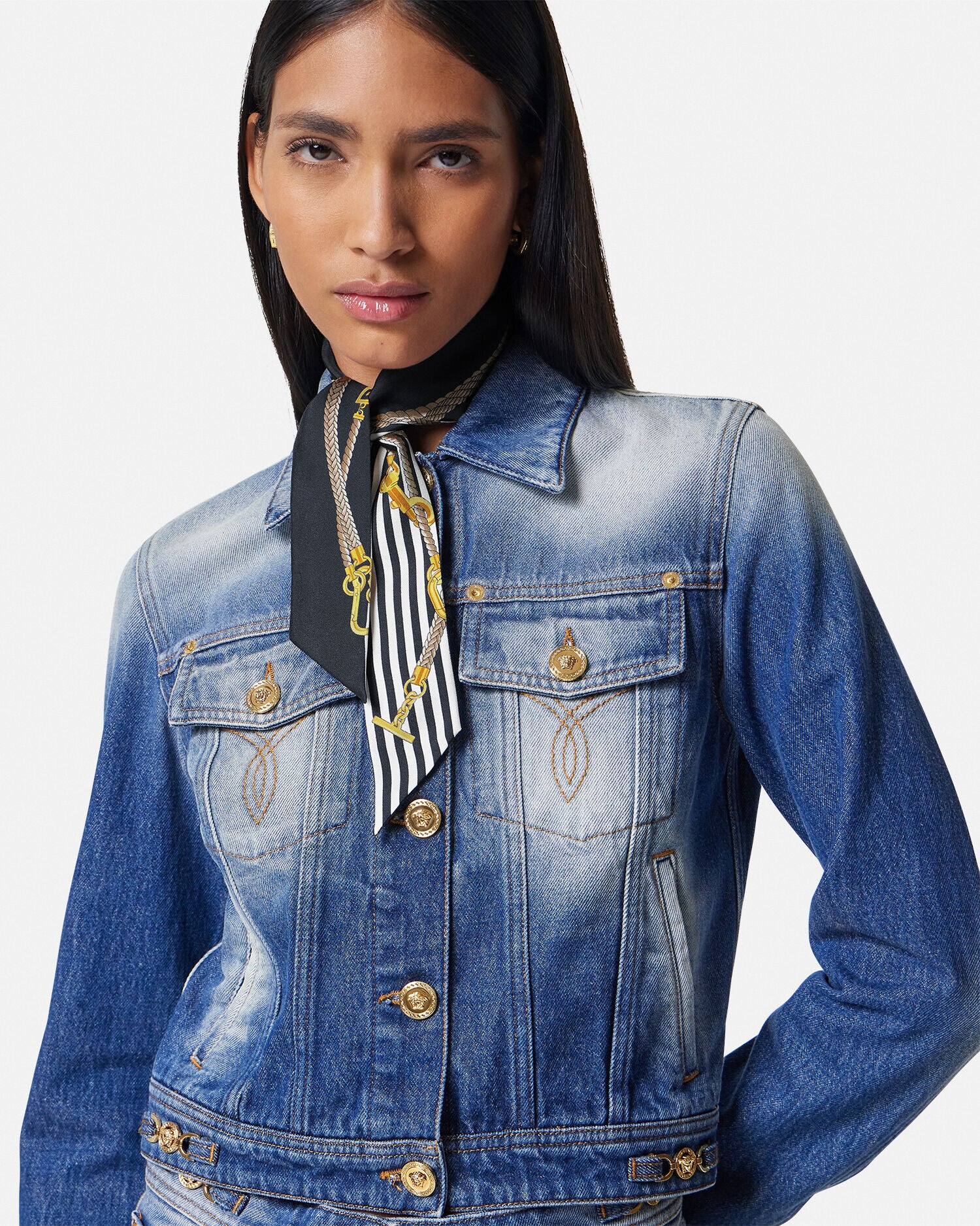 Nautical silk scarf store