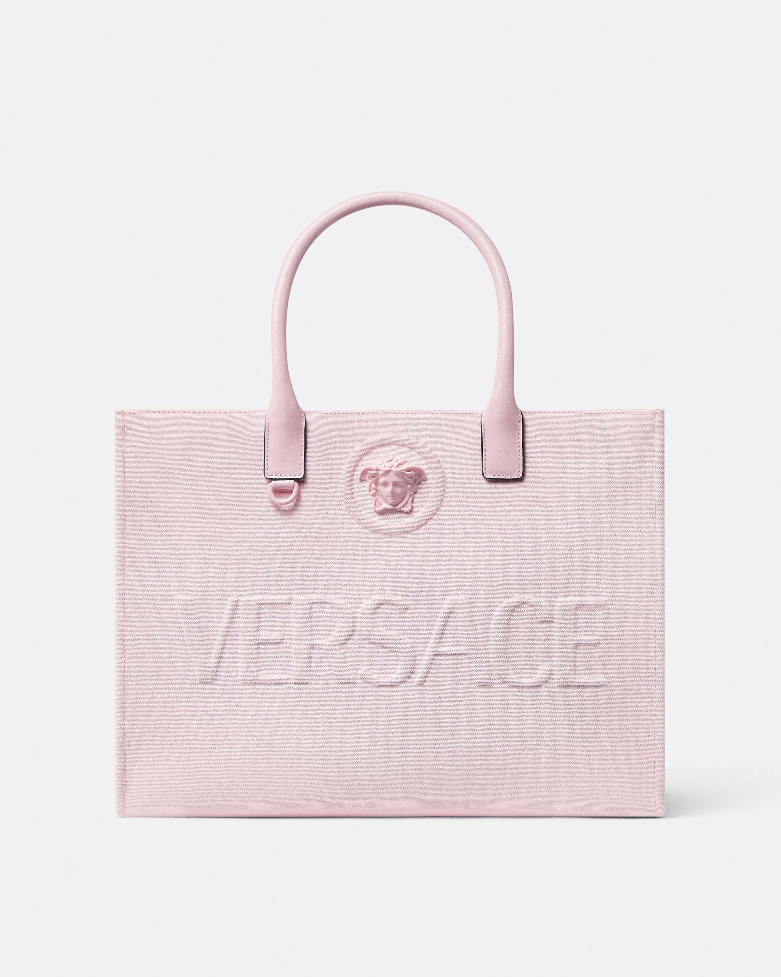La Medusa Large Canvas Tote Pink | VERSACE US