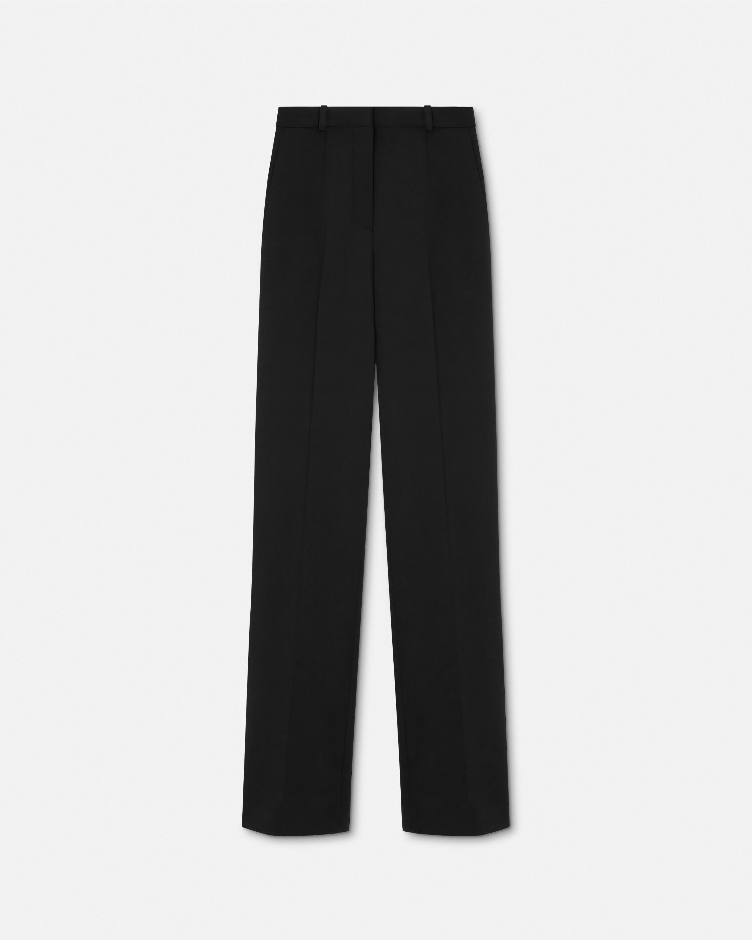 【ネット限定】 Wool High-Waist Straight-Fit Pants | VERSACE US パンツ