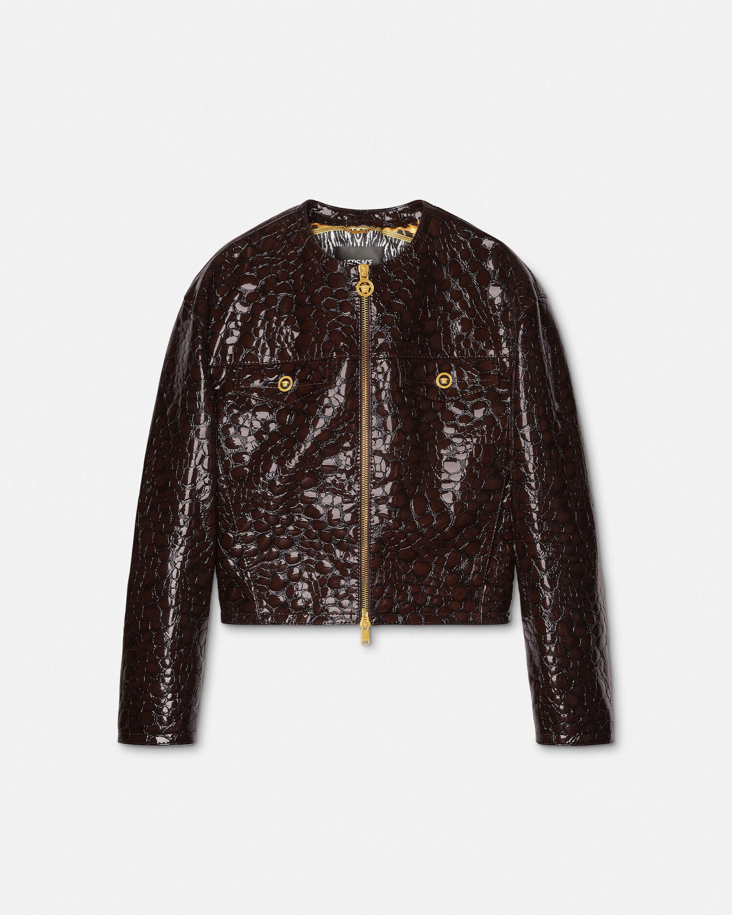 Men's Designer Bomber, Leather & Blouson Jackets | VERSACE US