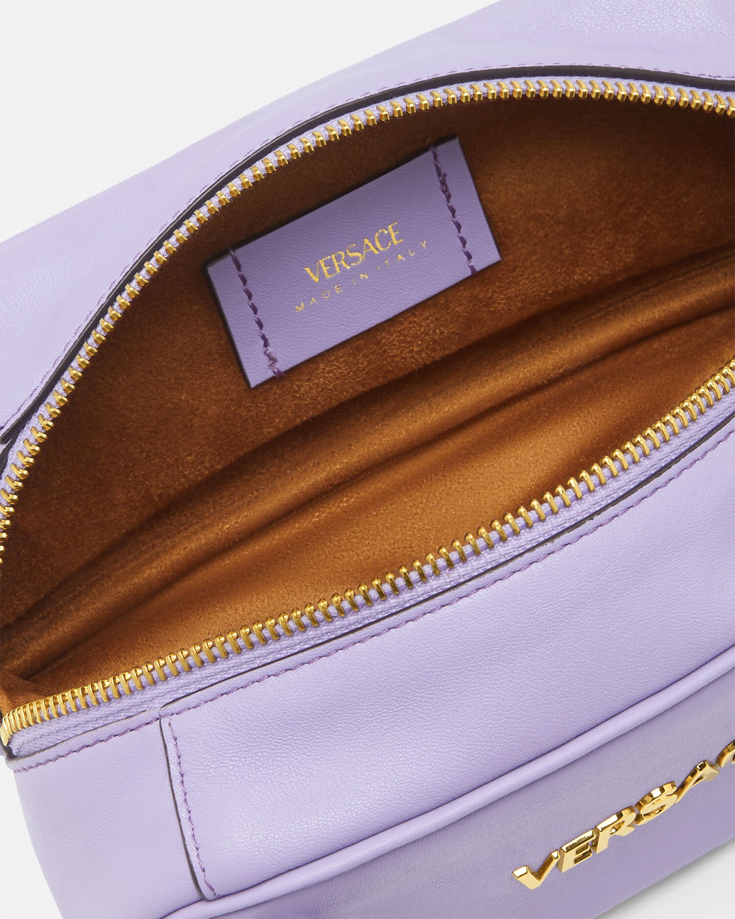 Versace Tag Bowling Mini Bag | VERSACE US Versace Tag Bowling Mini Bag | VERSACE US