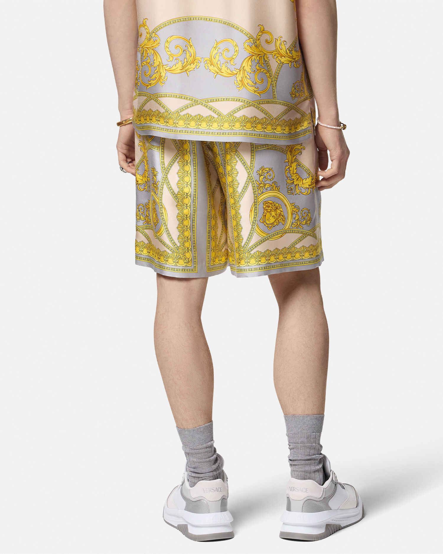 Versace silk shorts 2025