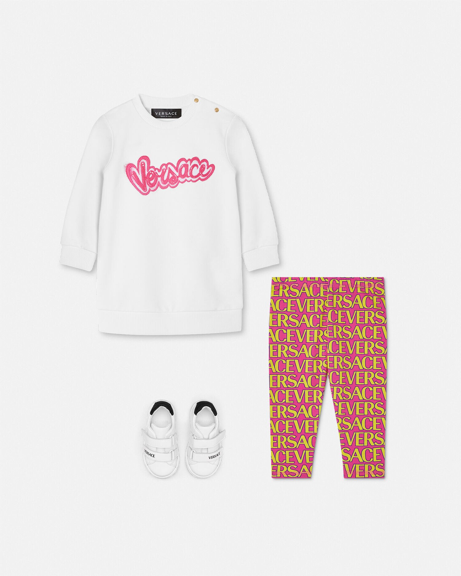 Pink versace outlet sweatshirt