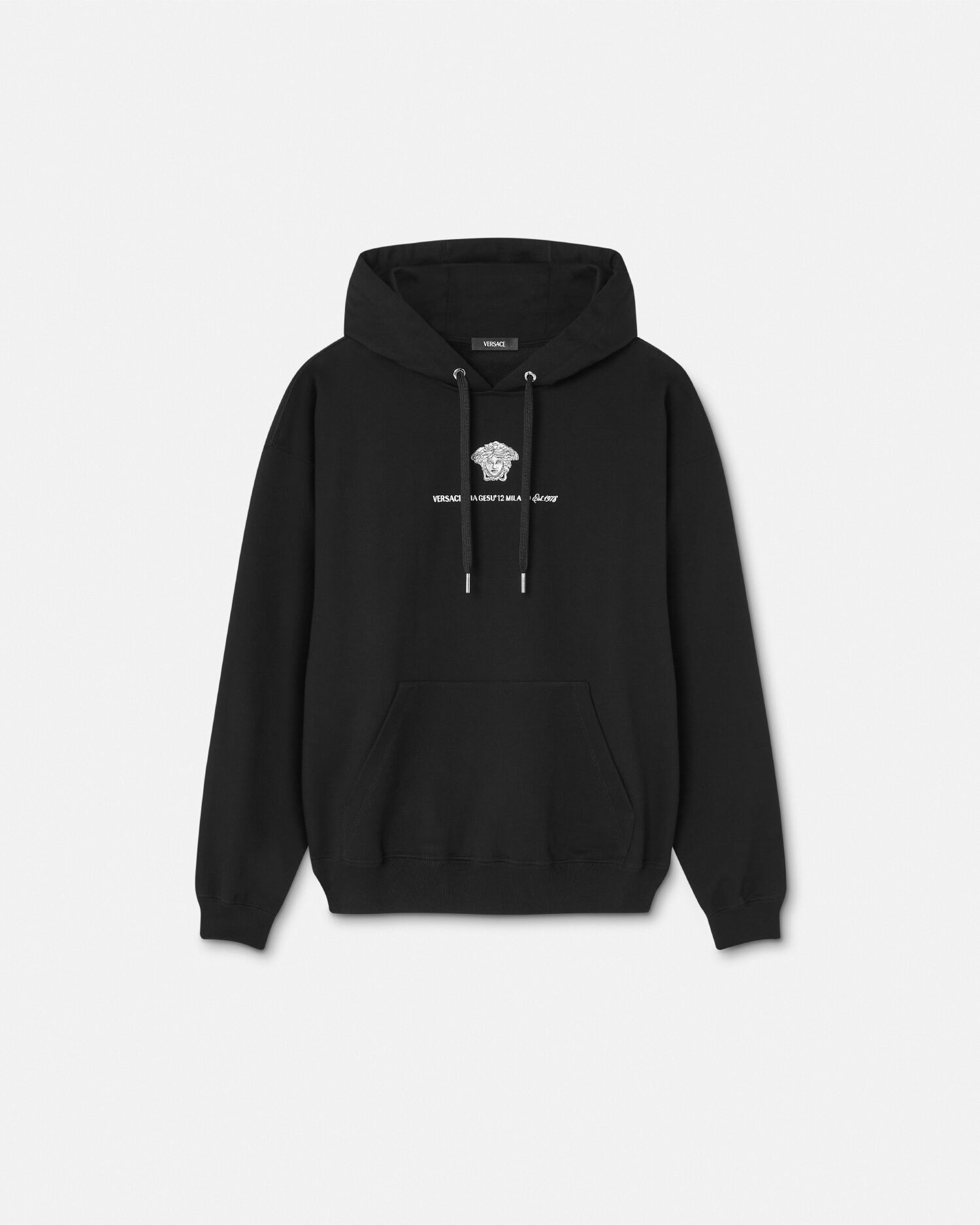 Medusa Milano Hoodie Black VERSACE
