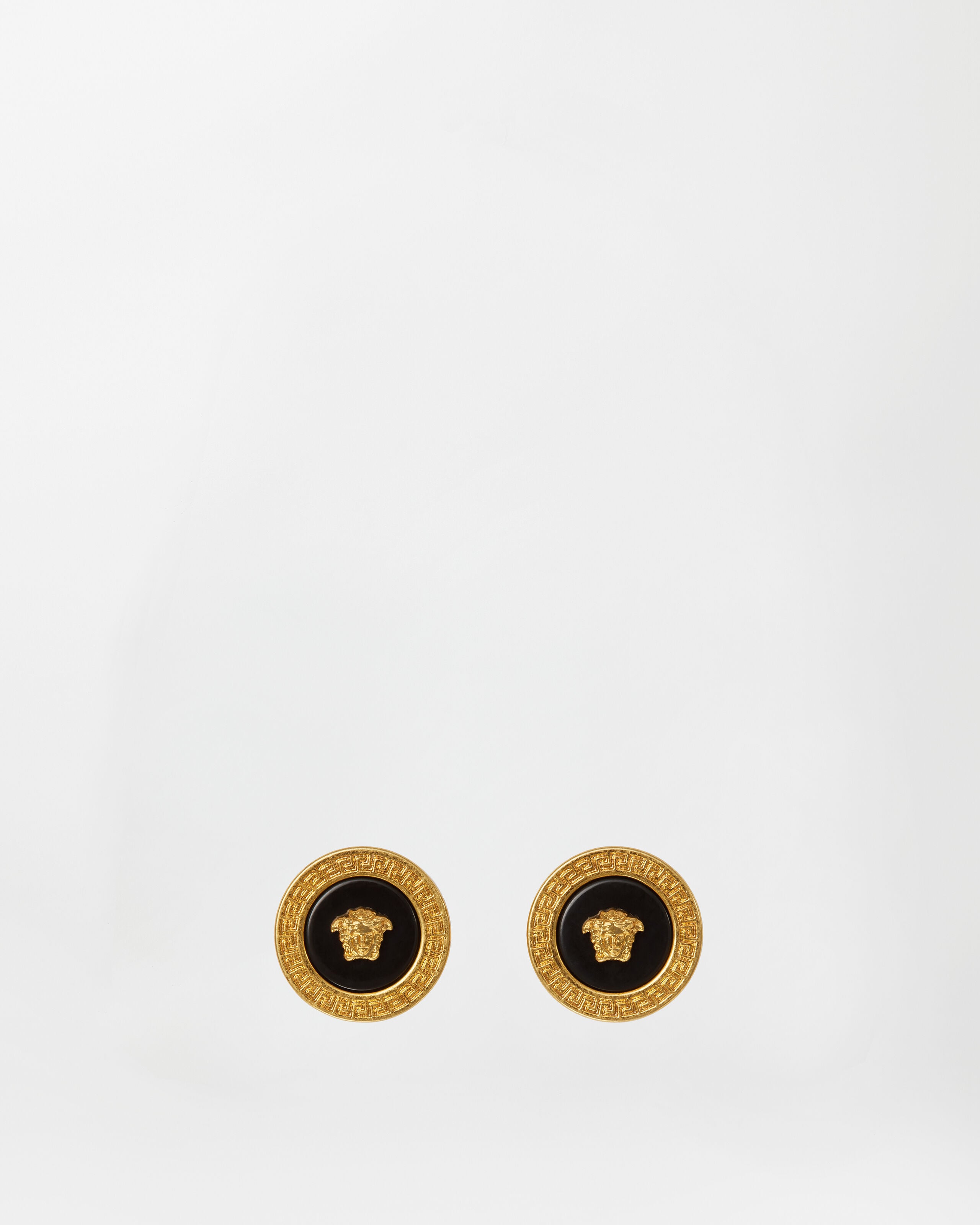 2183 VERSACEヴェルサーチブラックゴールドメデューサベルサーチ Medusa Earrings Gold,Black | VERSACE US
