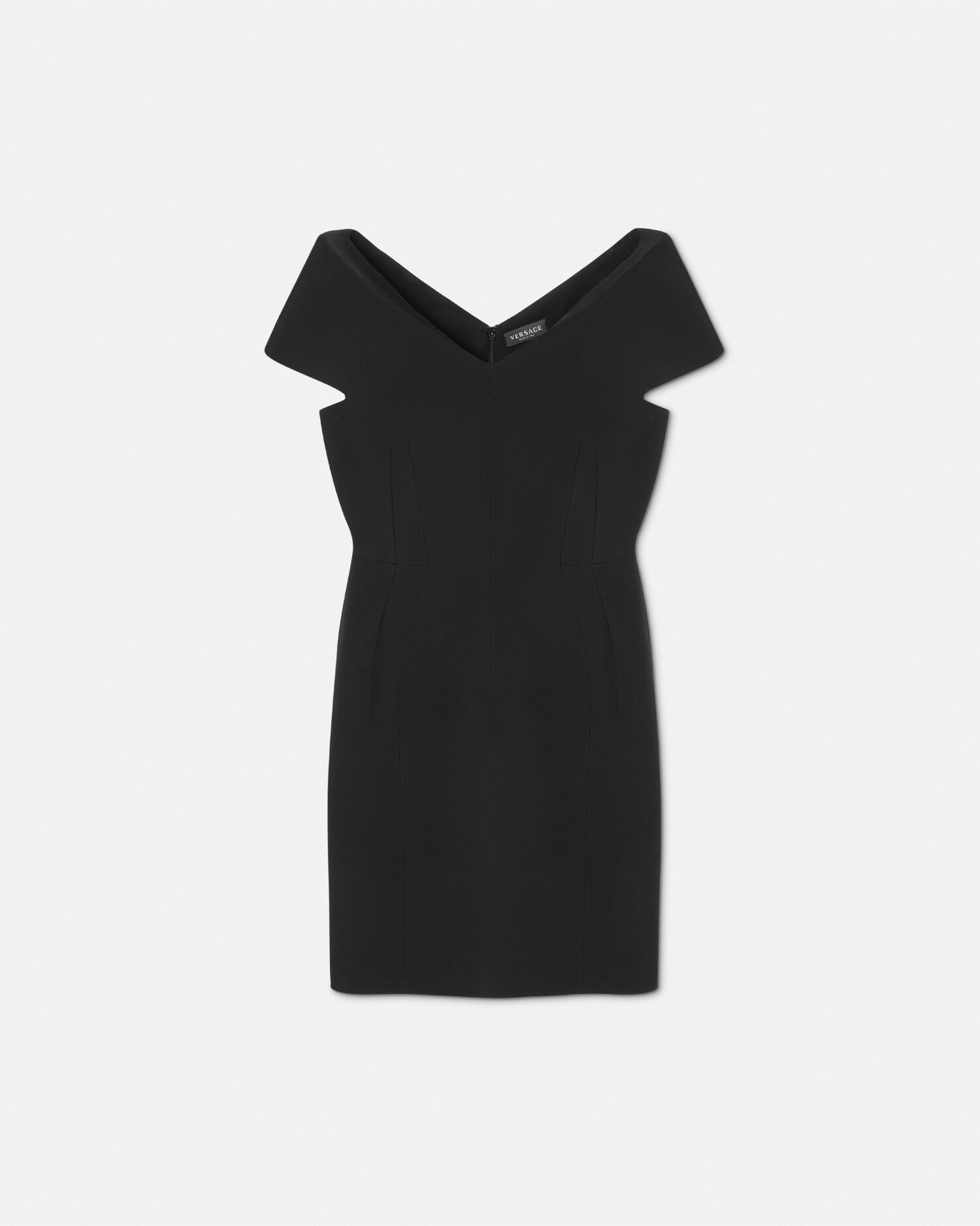 Sculptural Mini Dress Black VERSACE CA