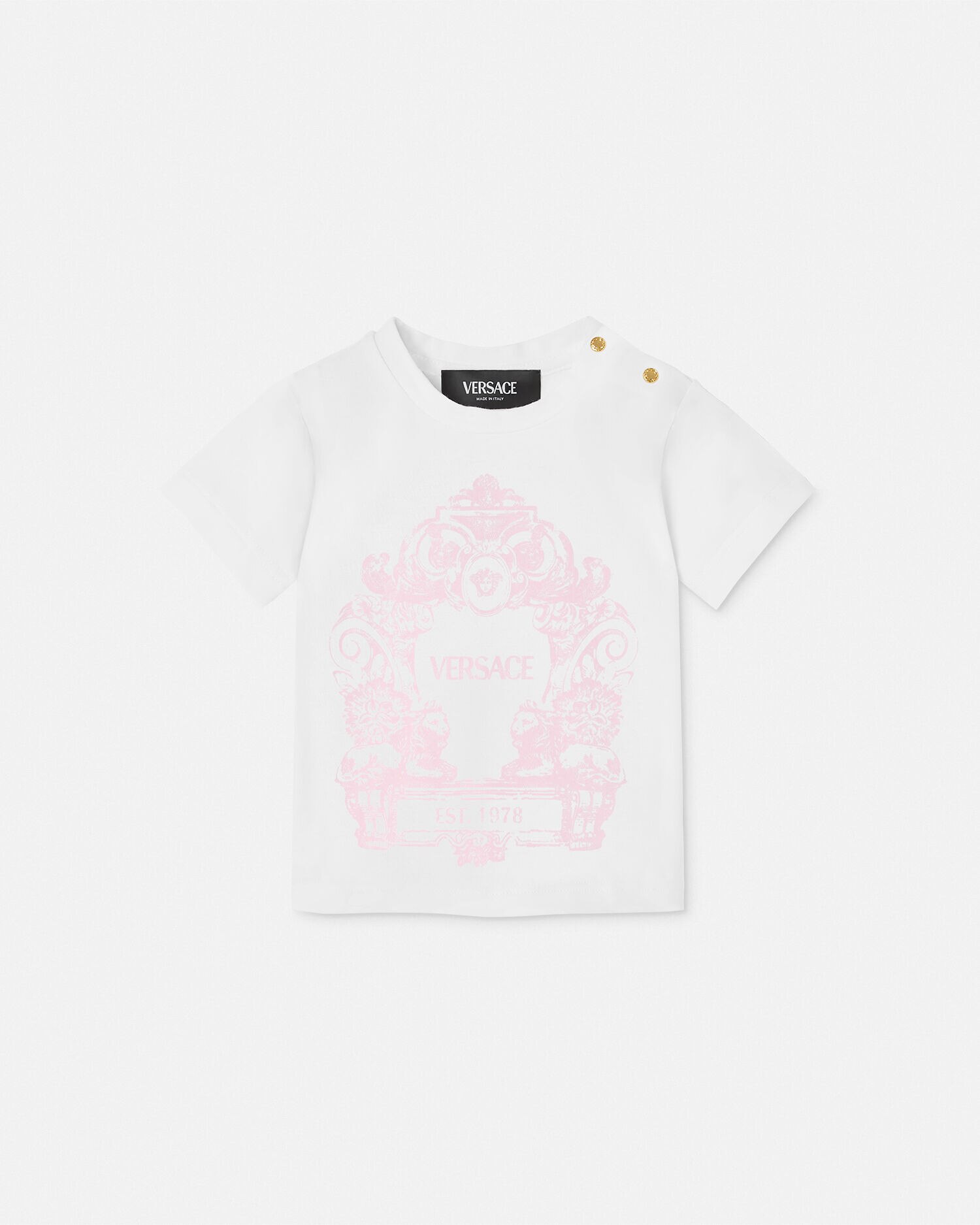 T shirt 2025 versace rosa