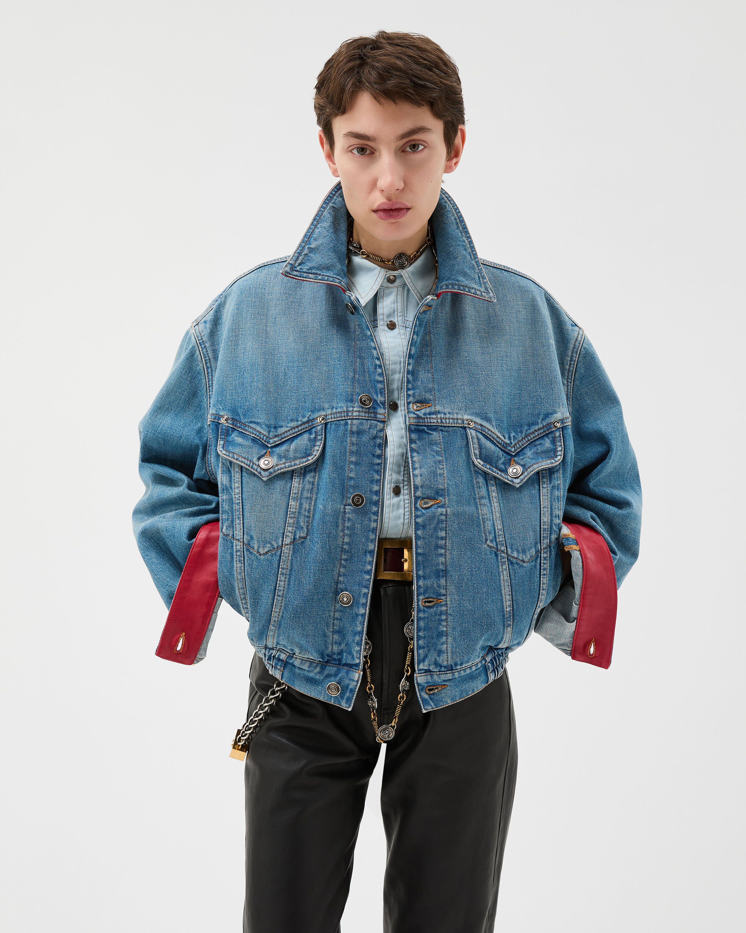 Denim Blouson Blue | VERSACE