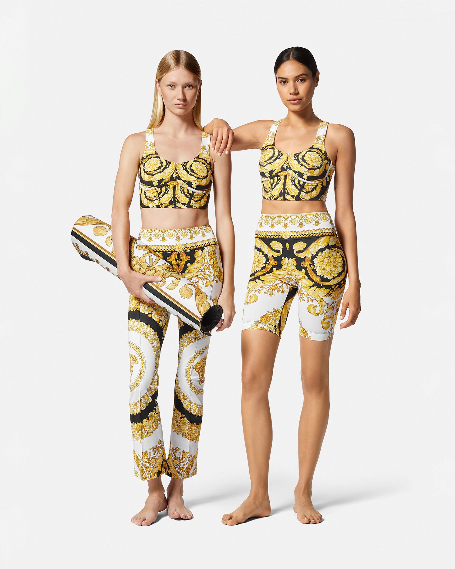 Versace top gym leggings