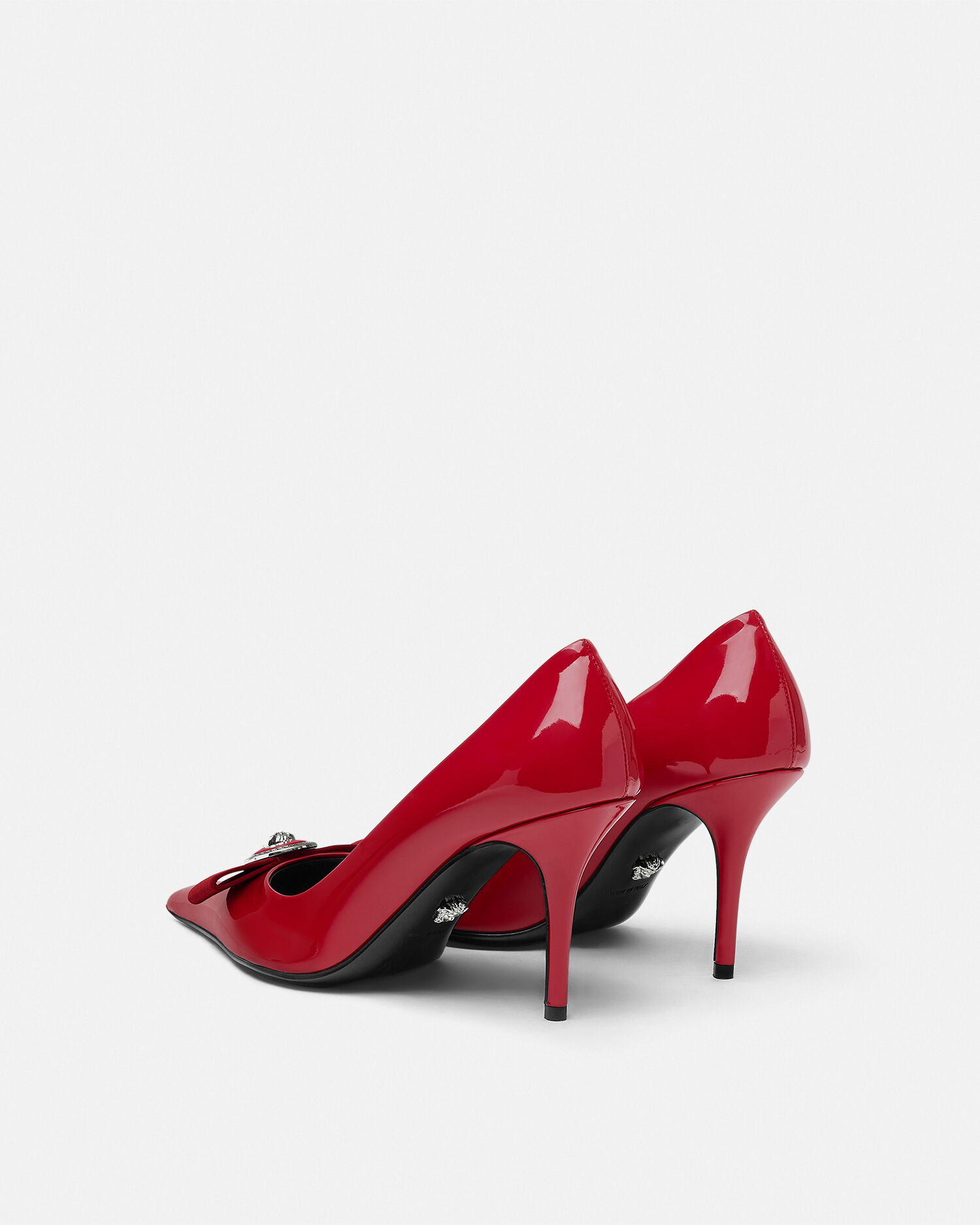 Gianni Ribbon Patent Pumps 85 mm