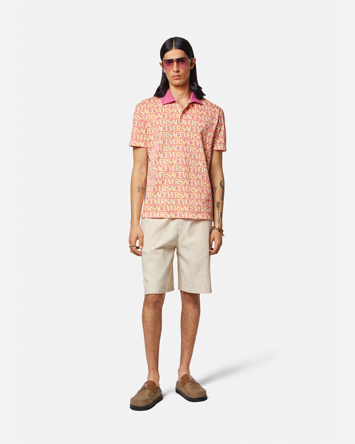 Polo all sales over shorts