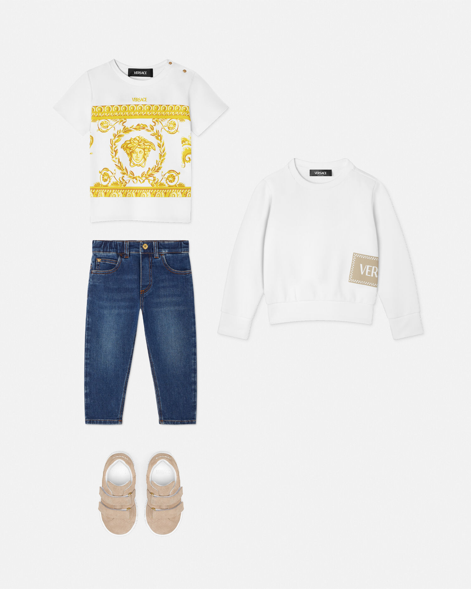 Baby Boys' Designer Hoodies & Sweatshirts | VERSACE US