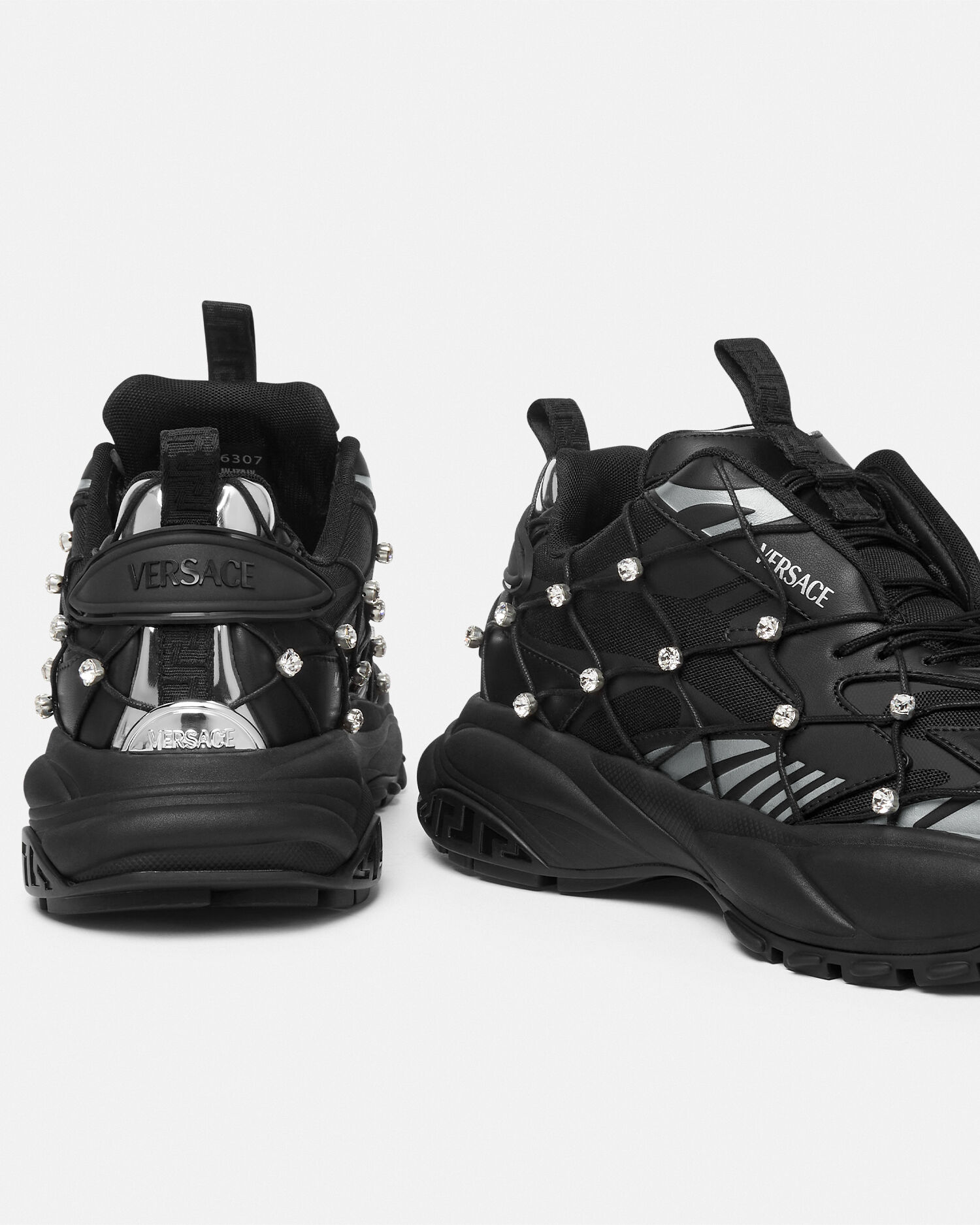 Versace trainers black new arrivals