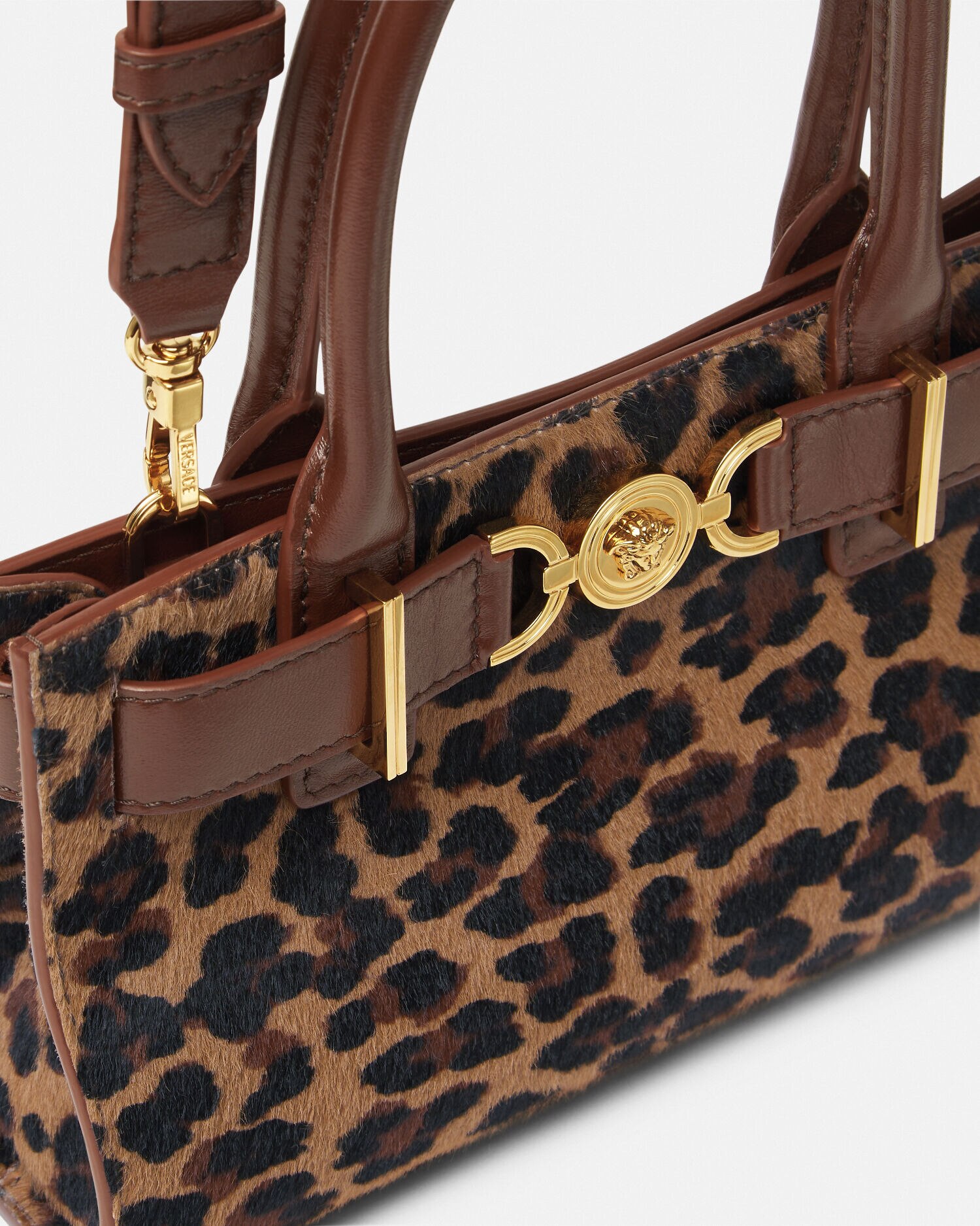 Kleine Leopard Medusa 95 Tote Bag Animalier VERSACE DE