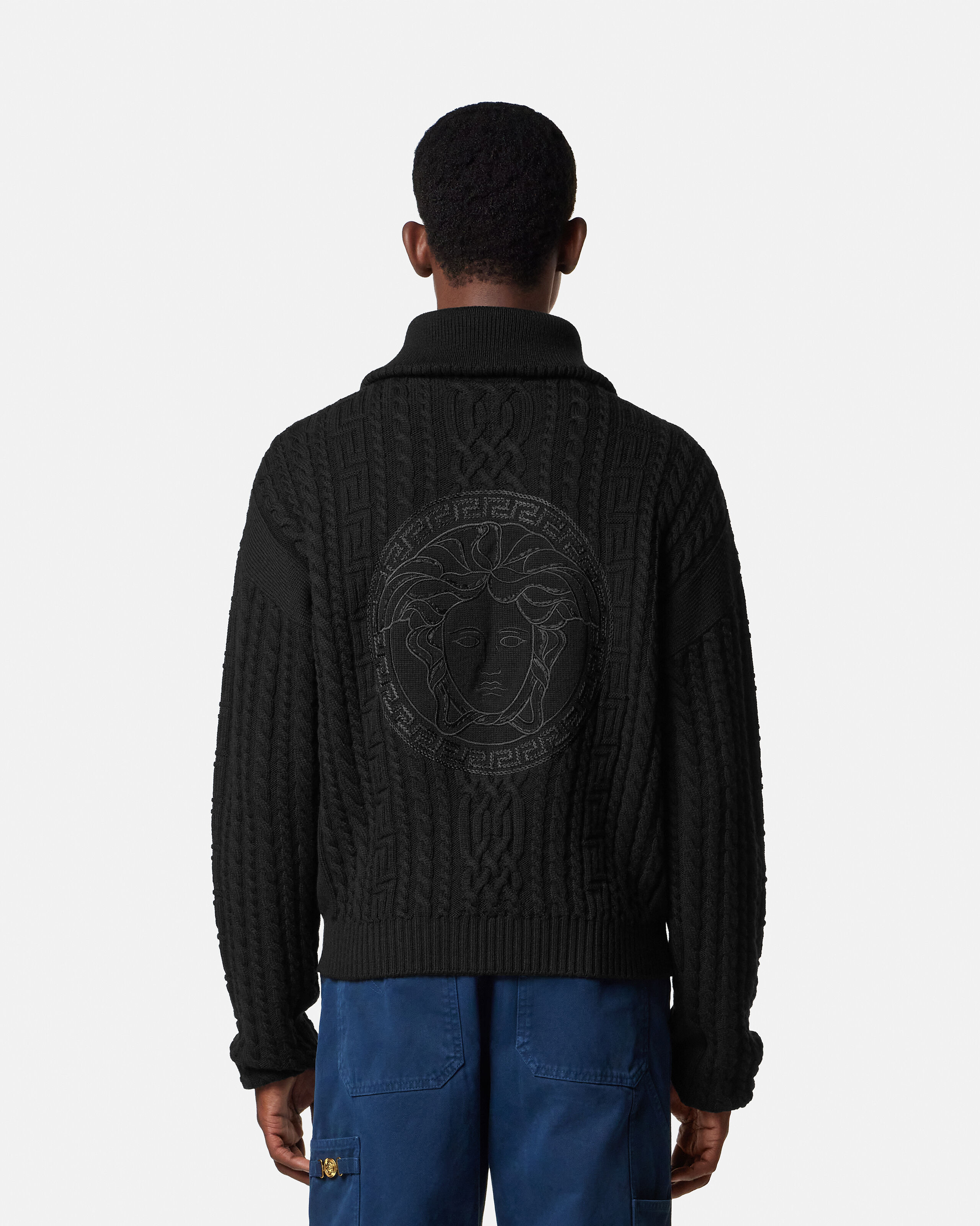 VERSACE セーター メンズ ニットウェア ジーンズクチュール