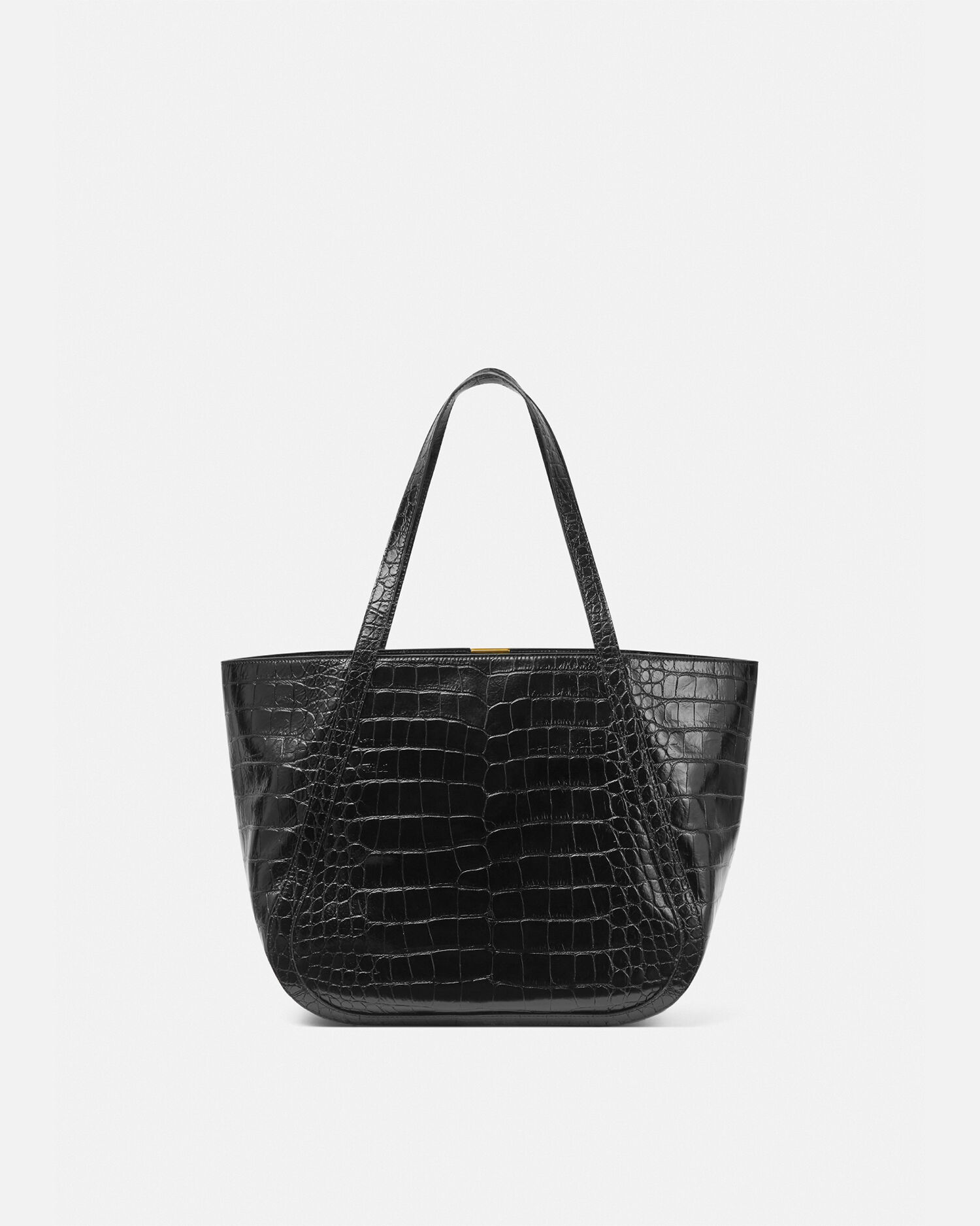 Croc Effect Greca Goddess Large Tote Bag