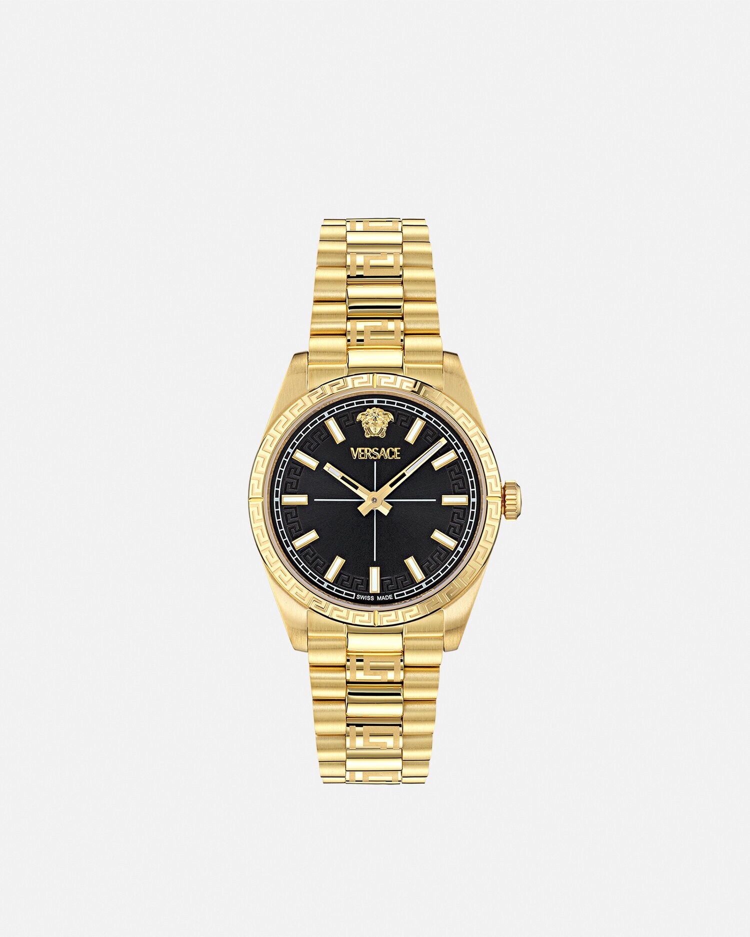 Versace Millenyium Lady Watch Black,Gold | VERSACE US