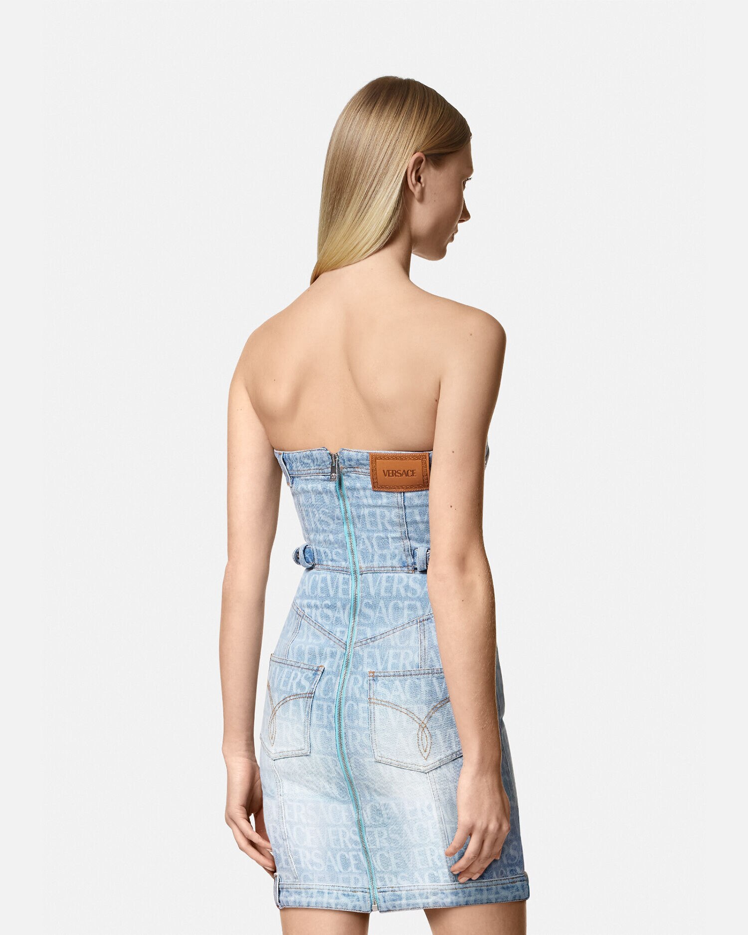 Versace sales denim dress