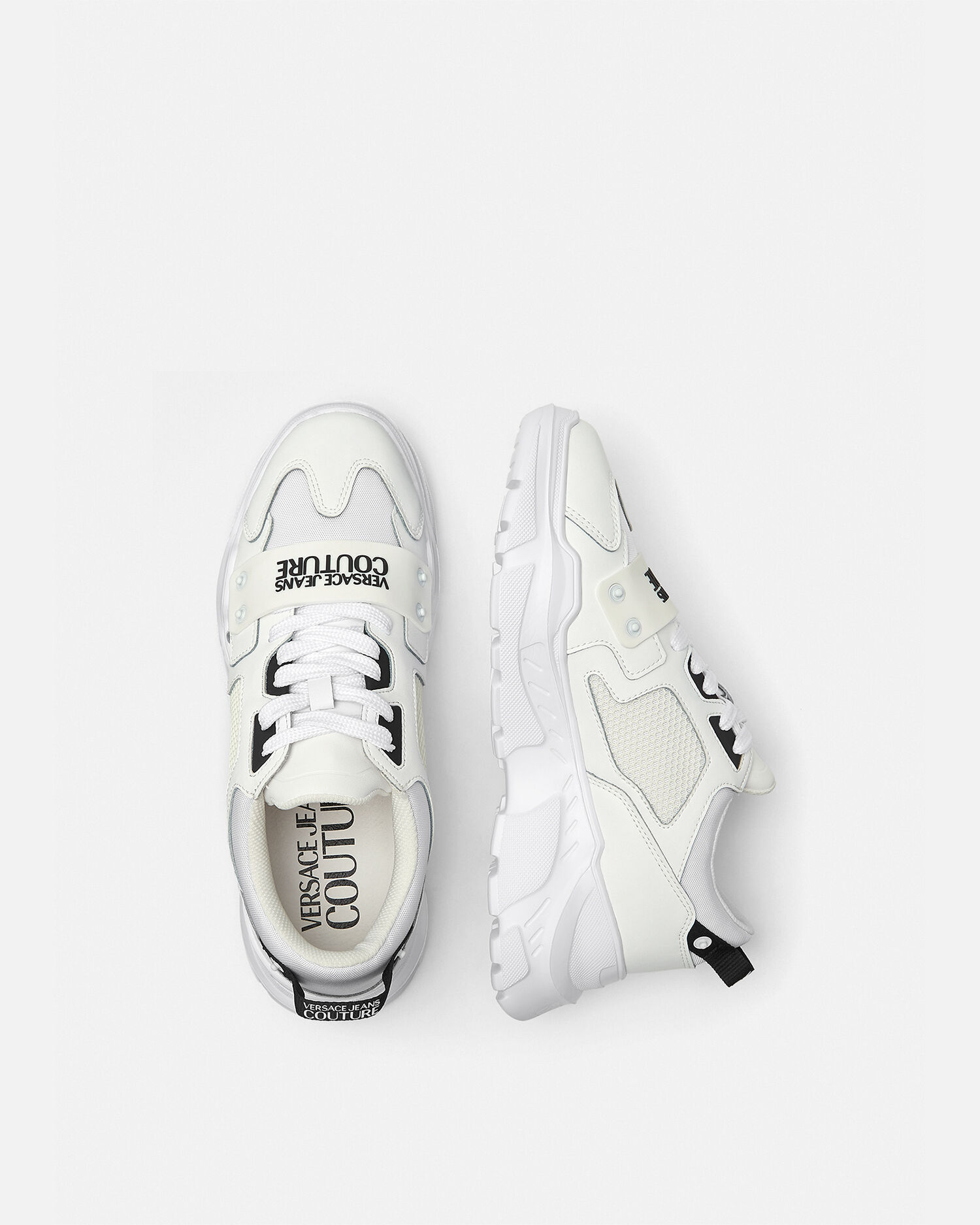 Versace jeans trainers white new arrivals
