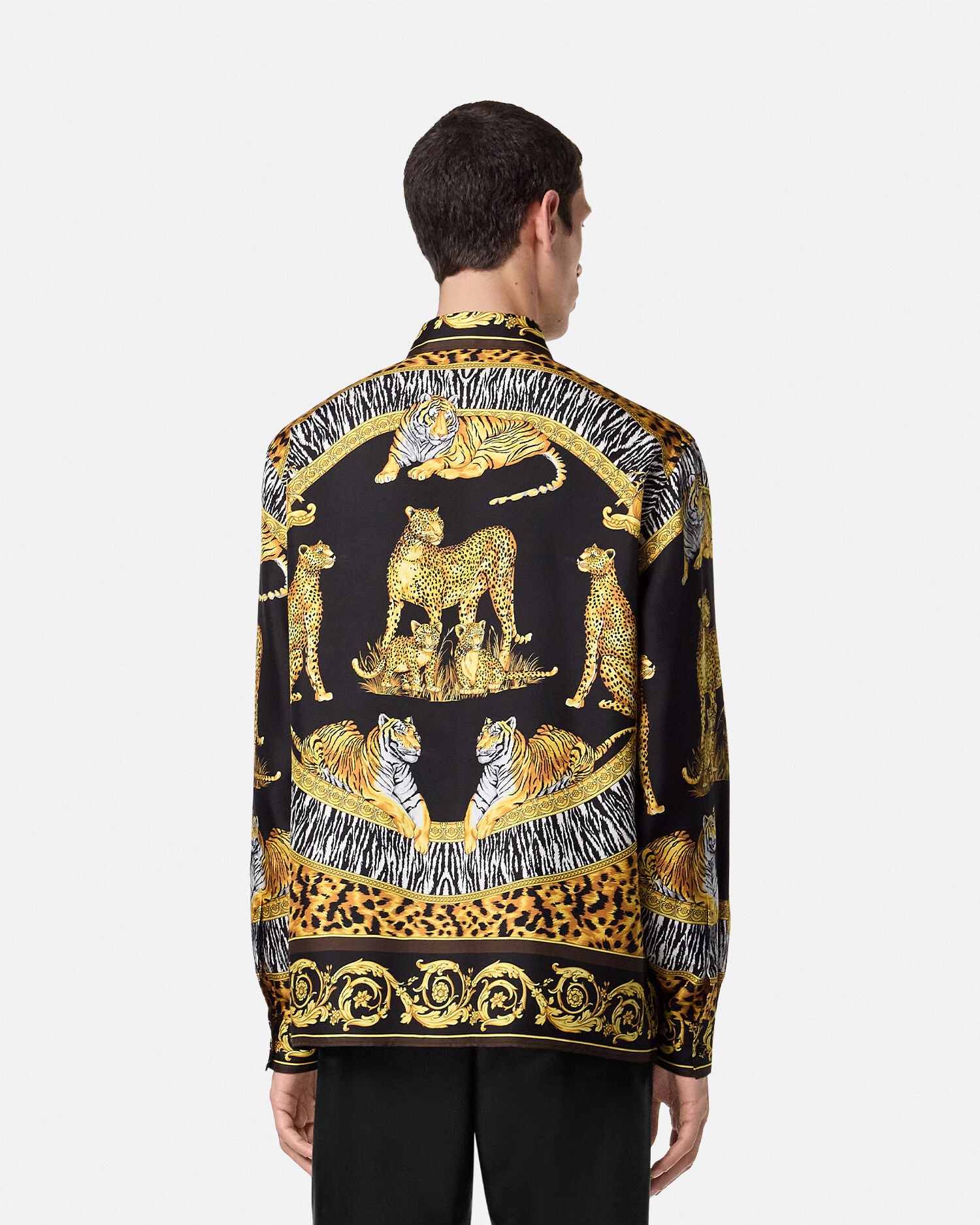 Versace 長袖シャツ VERSACE JEANS COUTURE ヴェルサーチェ Tシャツ 長袖 ベルサーチ