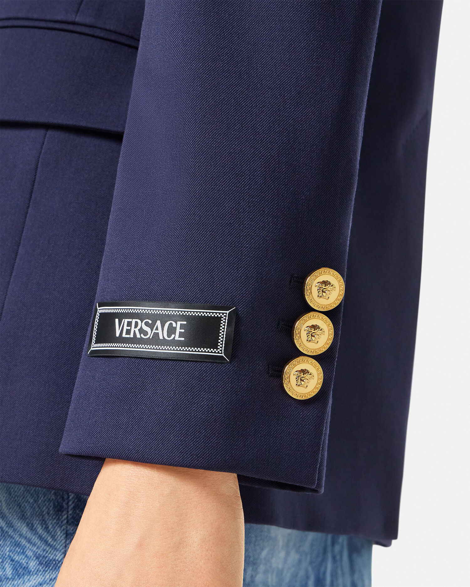 Versace double sales breasted blazer