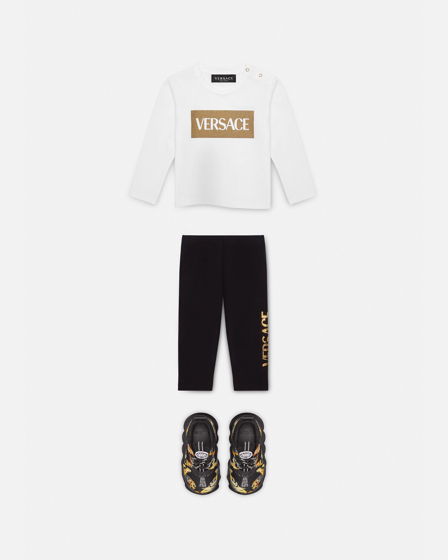 Versace Logo Baby Leggings