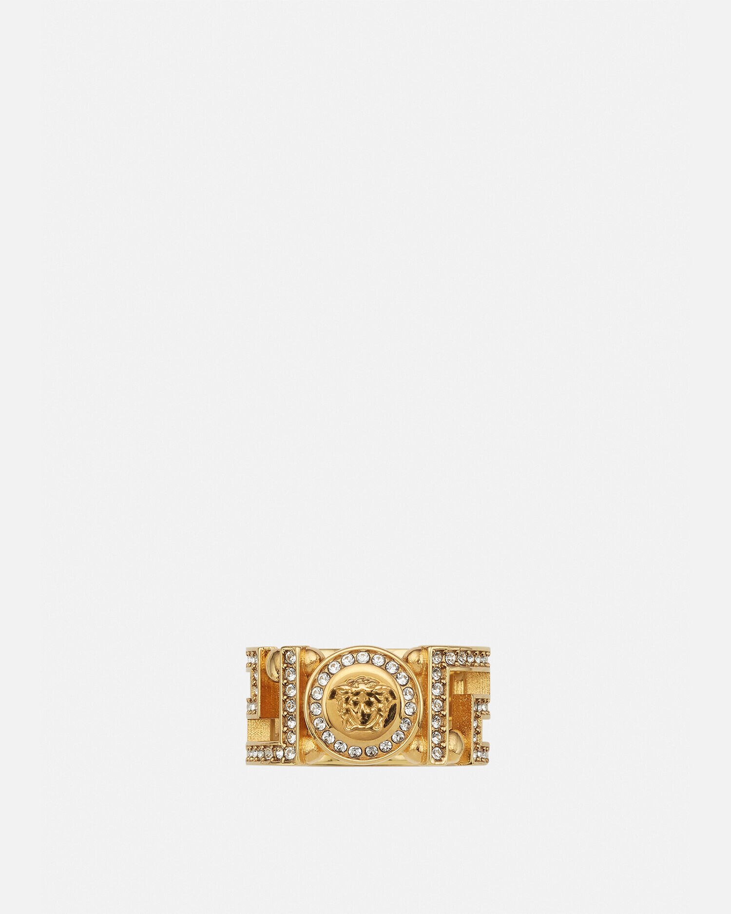 Versace Crystal Medusa Greca Ring for Women Online Store EU