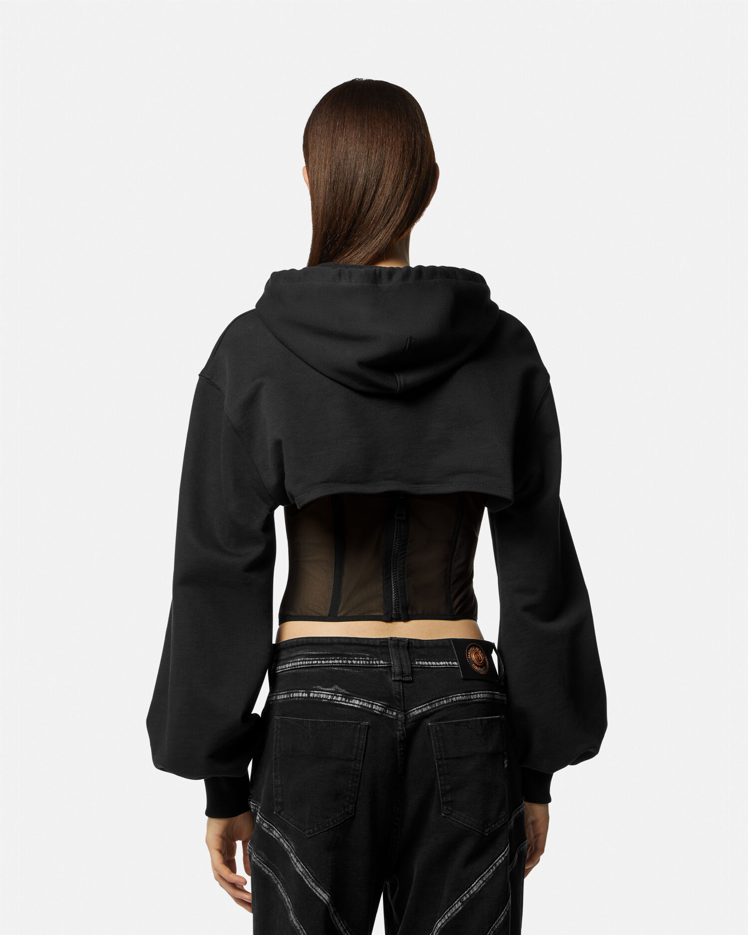 Corset hotsell hoodie sweatshirt