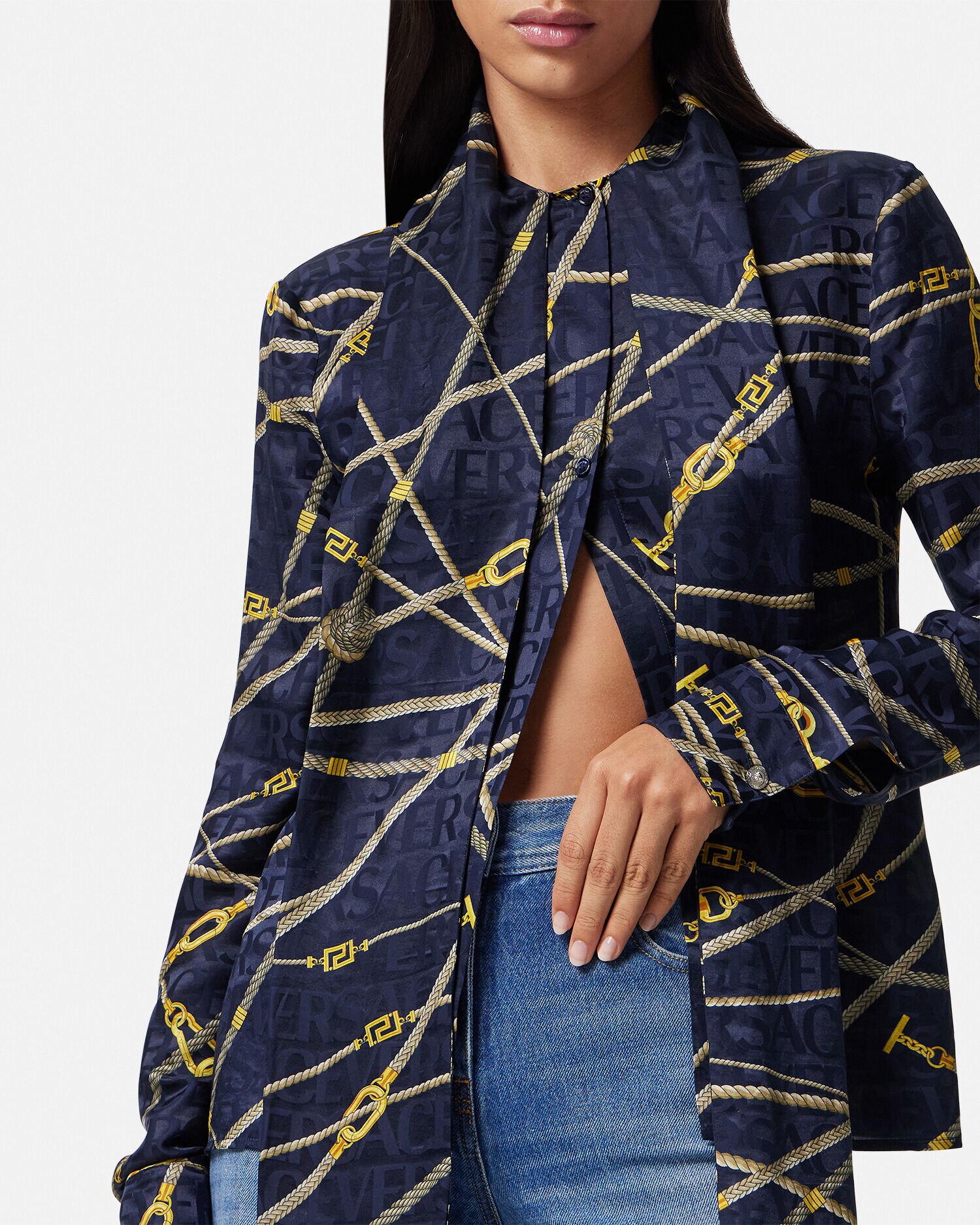 Camisa estilo versace outlet