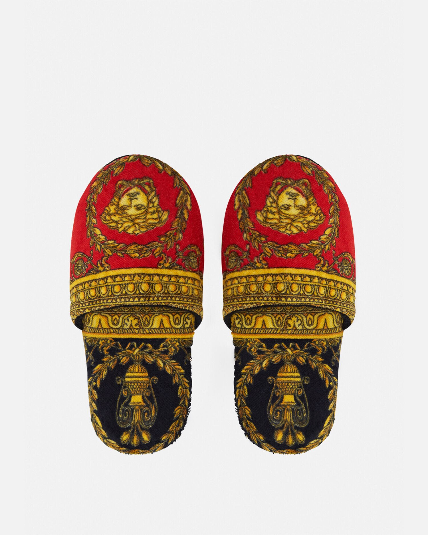 Versace i love deals baroque slippers