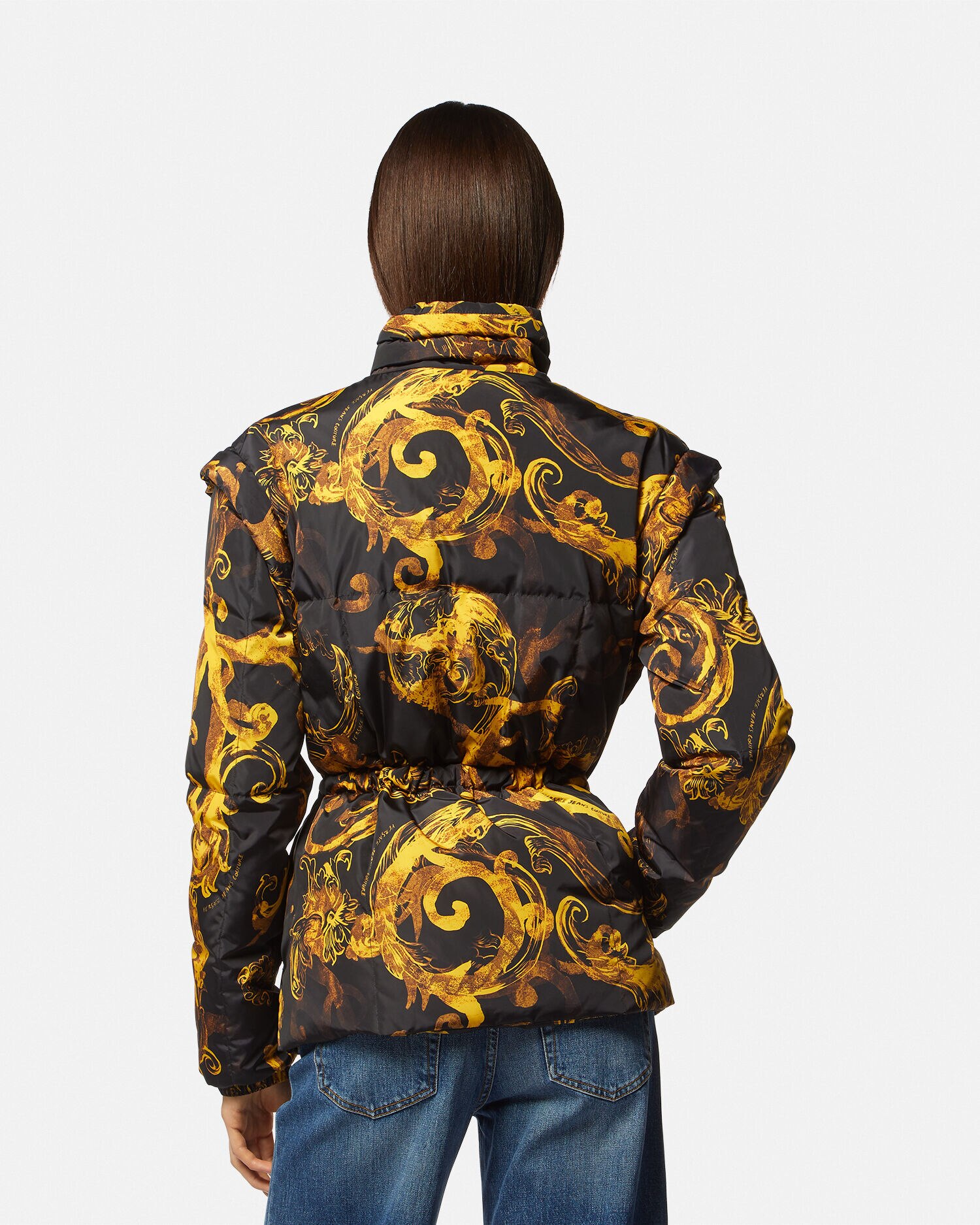Versace Watercolour Couture Puffer Parka VERSACE