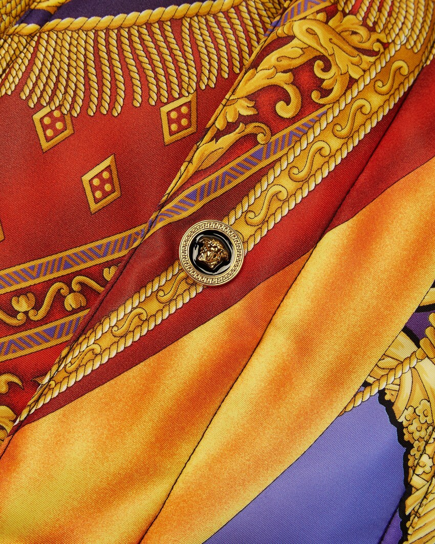 Chaqueta acolchada ligera estampada Estampado 4