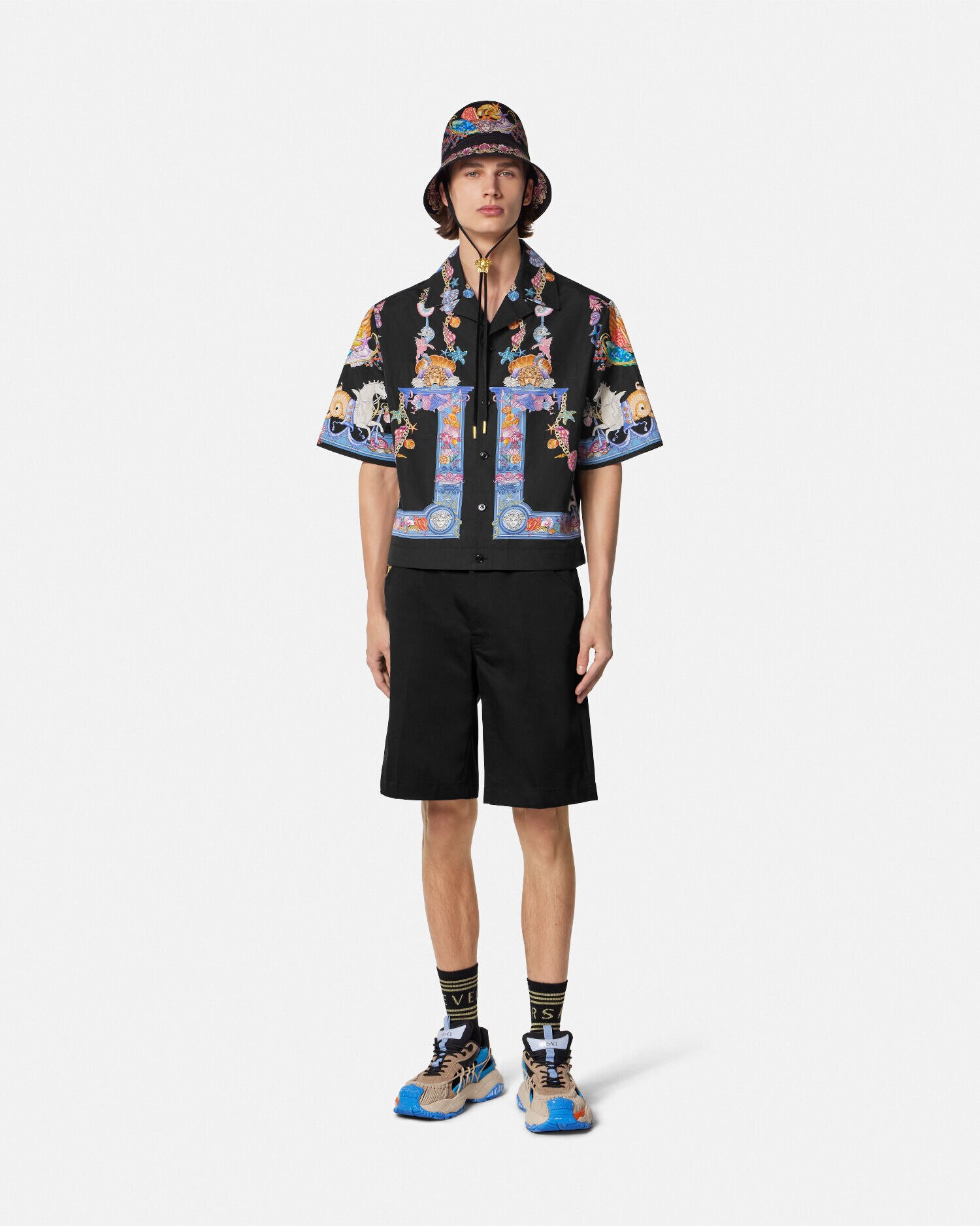 New VERSACE x H&M Collaboration Mens Zebra Black White W31