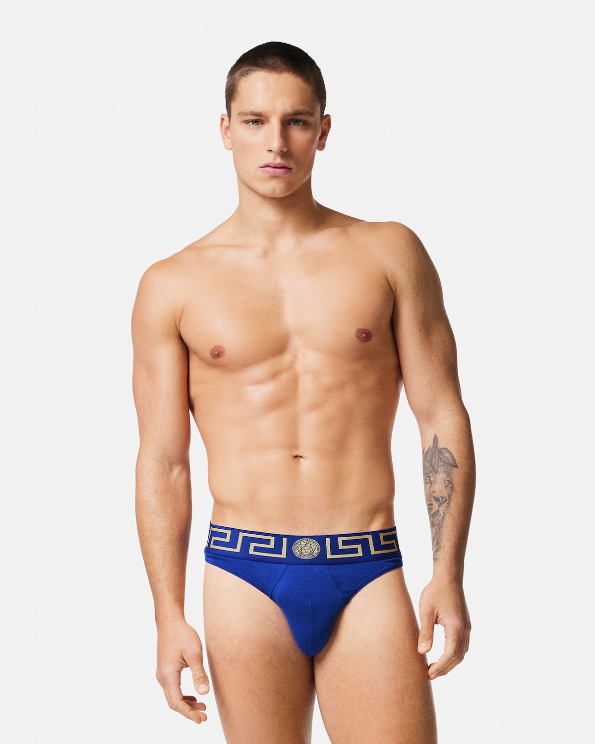 Versace Greca Border Thong for Men US Online Store
