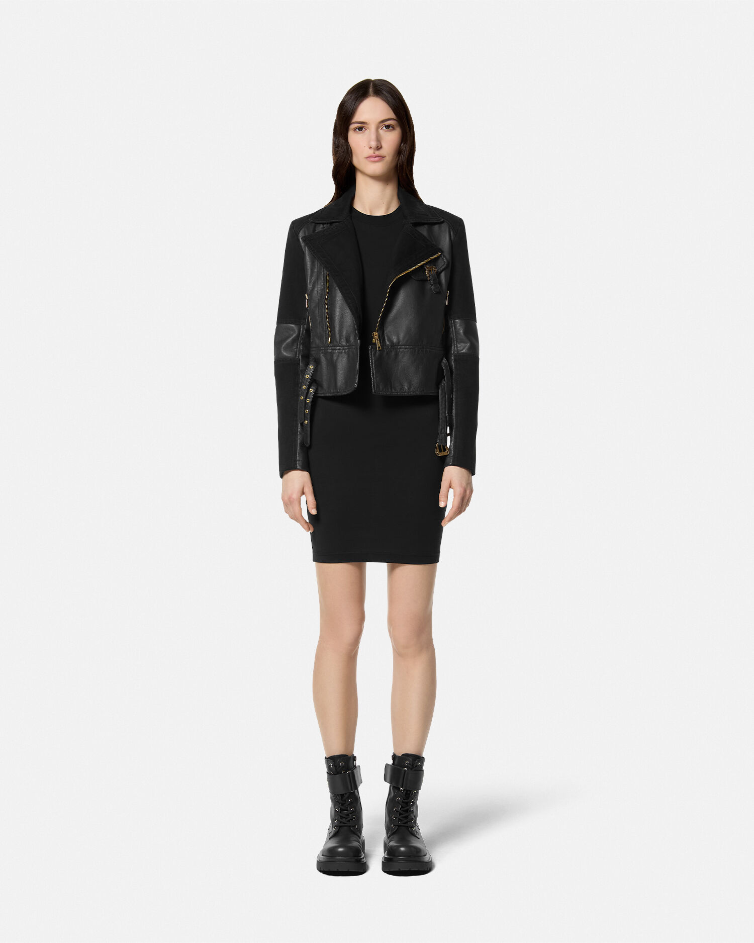 V-Emblem T-Shirt Dress | VERSACE V-Emblem T-Shirt Dress | VERSACE
