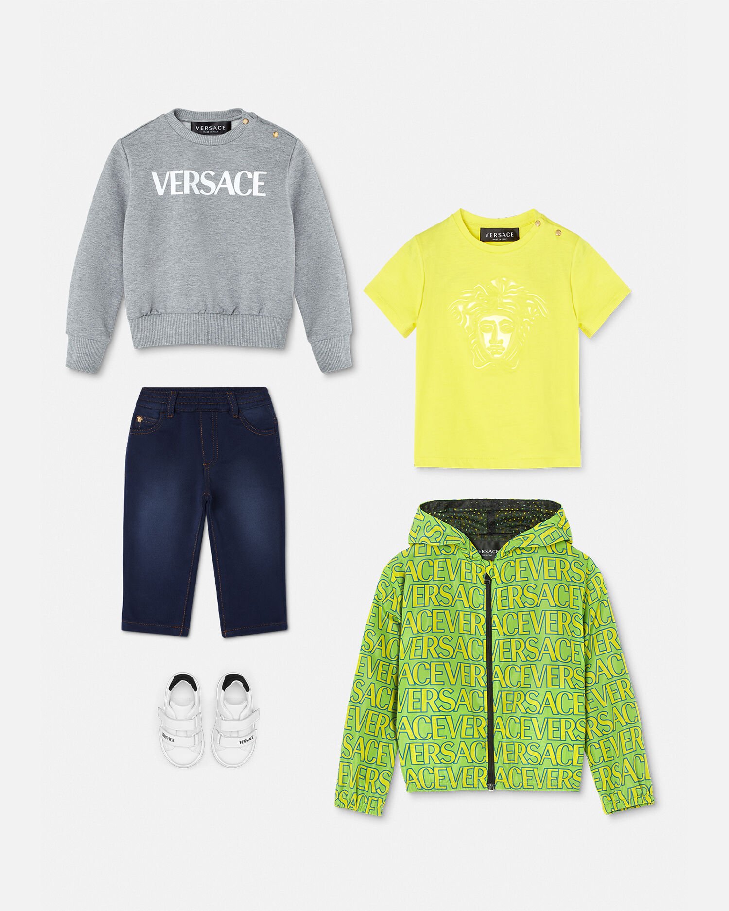 Versace online baby coat