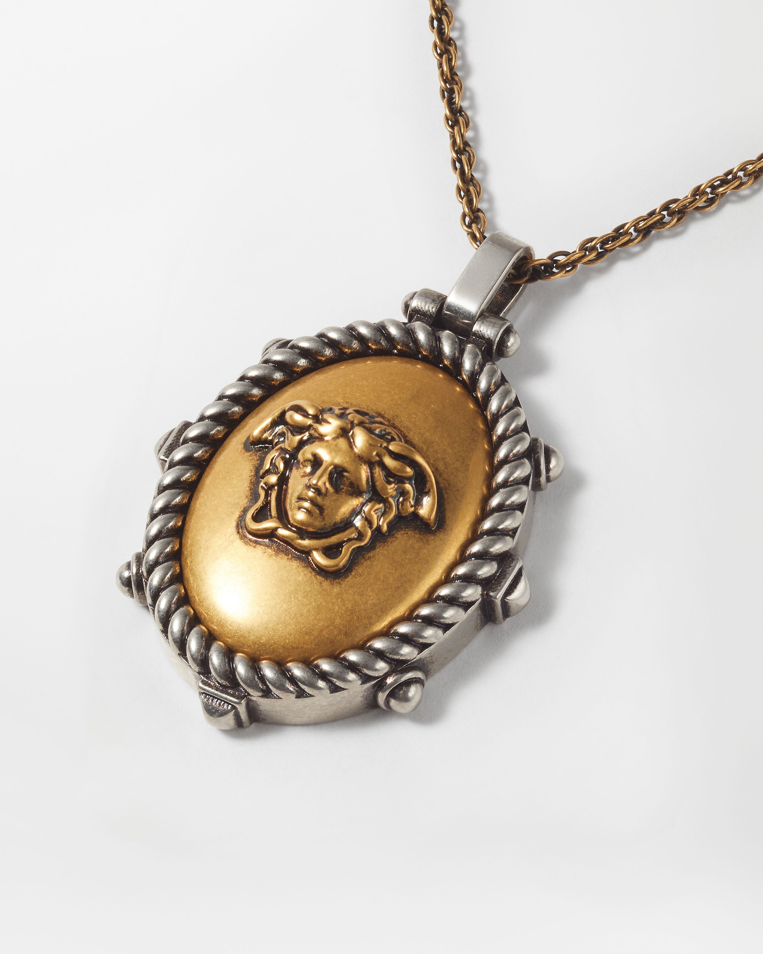Tivoli Necklace Silver,Gold | VERSACE US