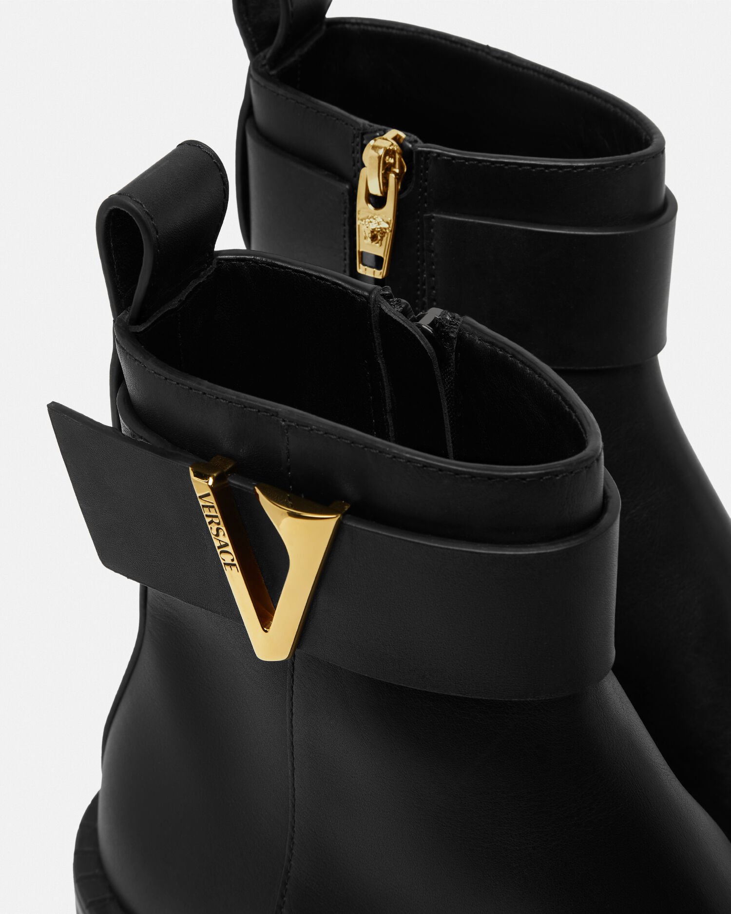 V Ankle Boots | VERSACE US